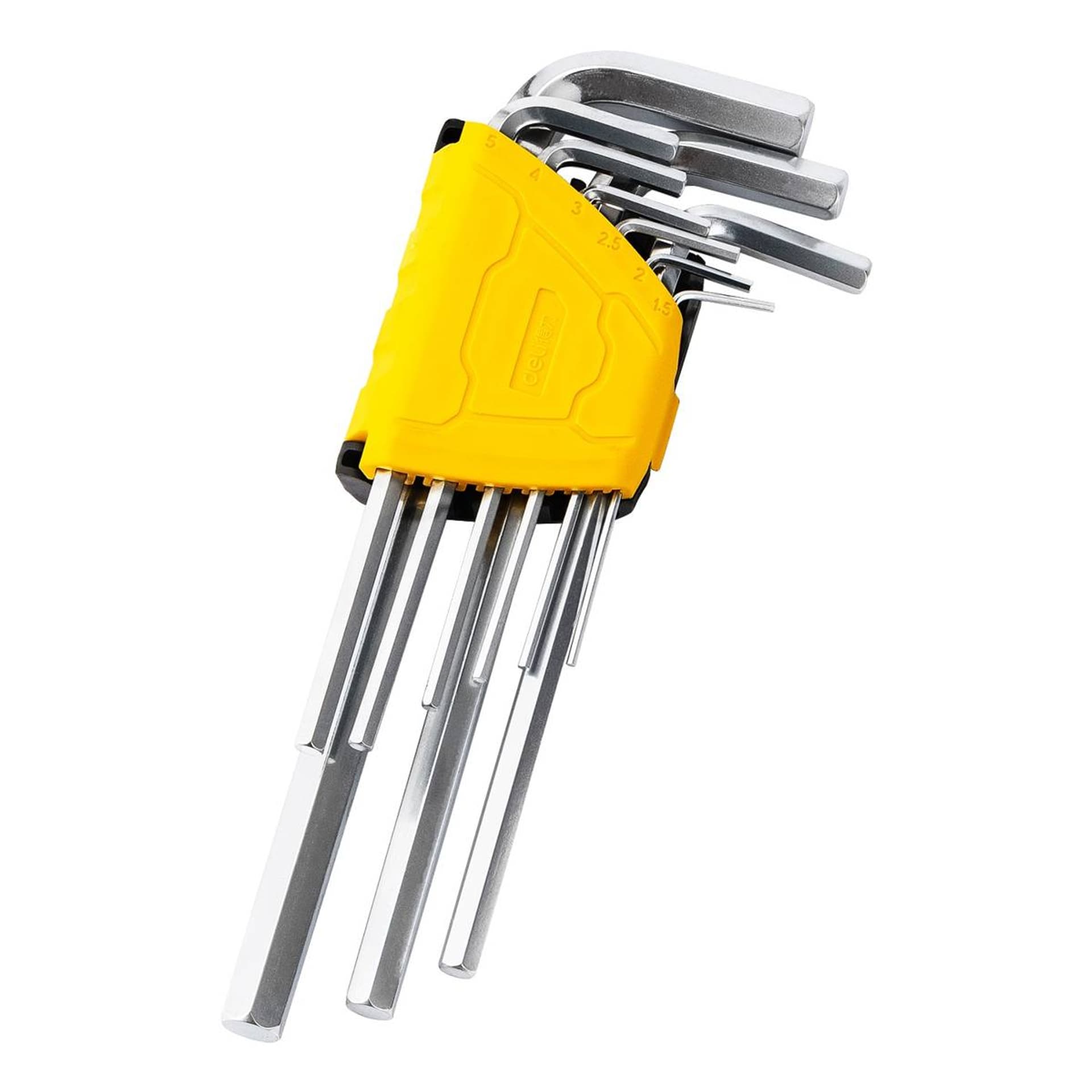 

Zestaw kluczy imbusowych Deli Tools EDL3590, 1.5-10mm (srebrny)