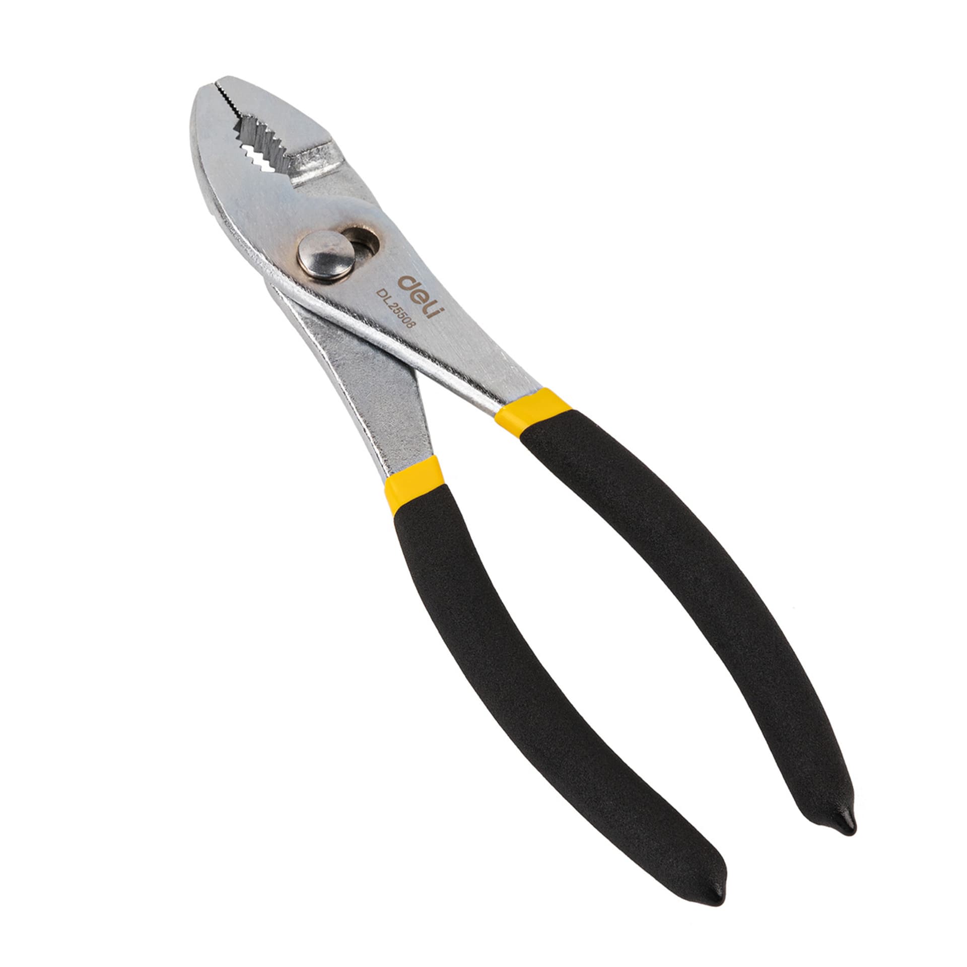 

Szczypce zaciskowe Deli Tools EDL25508, 8'' (czarno-żółte)