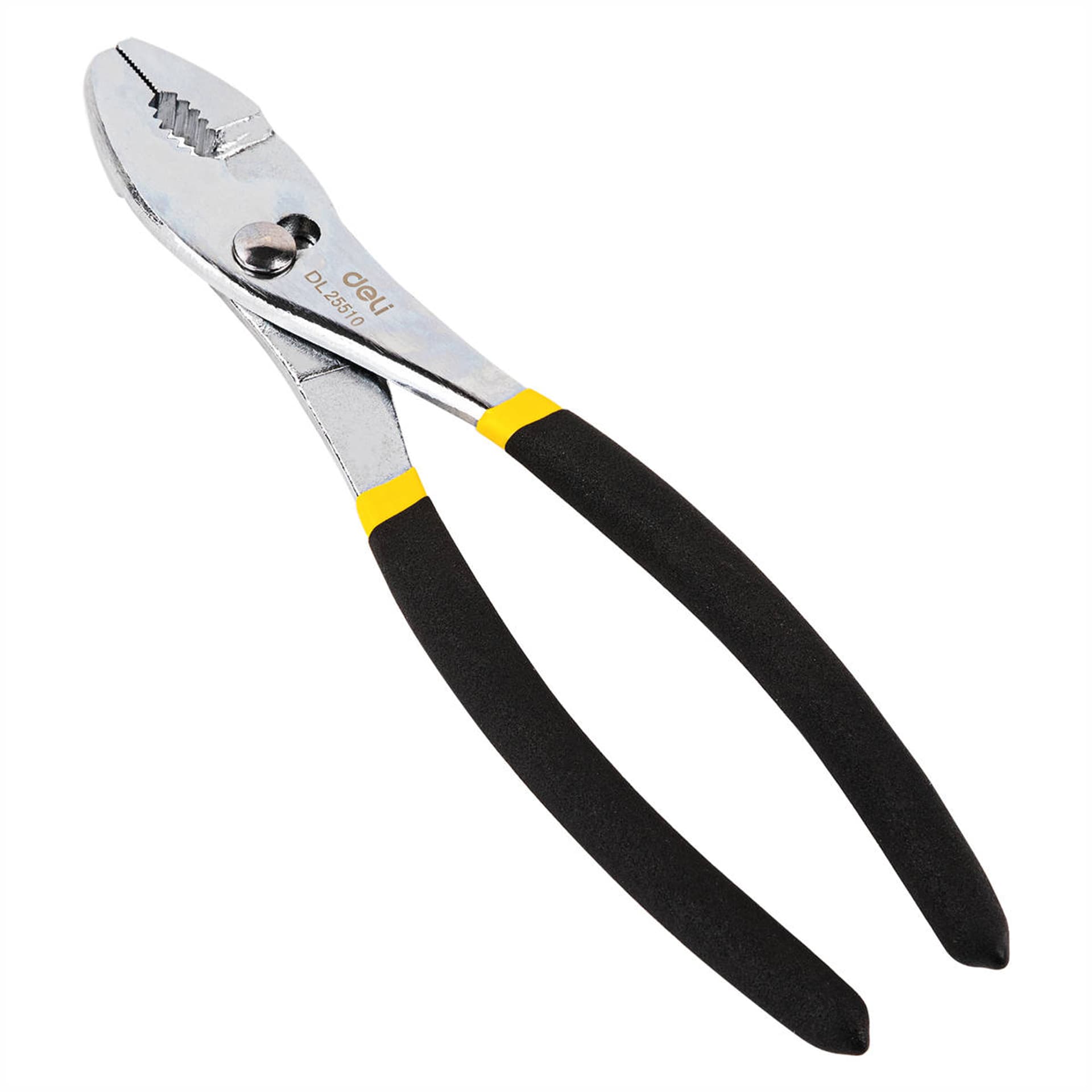 

Szczypce zaciskowe Deli Tools EDL25510, 10'' (czarno-żółte)