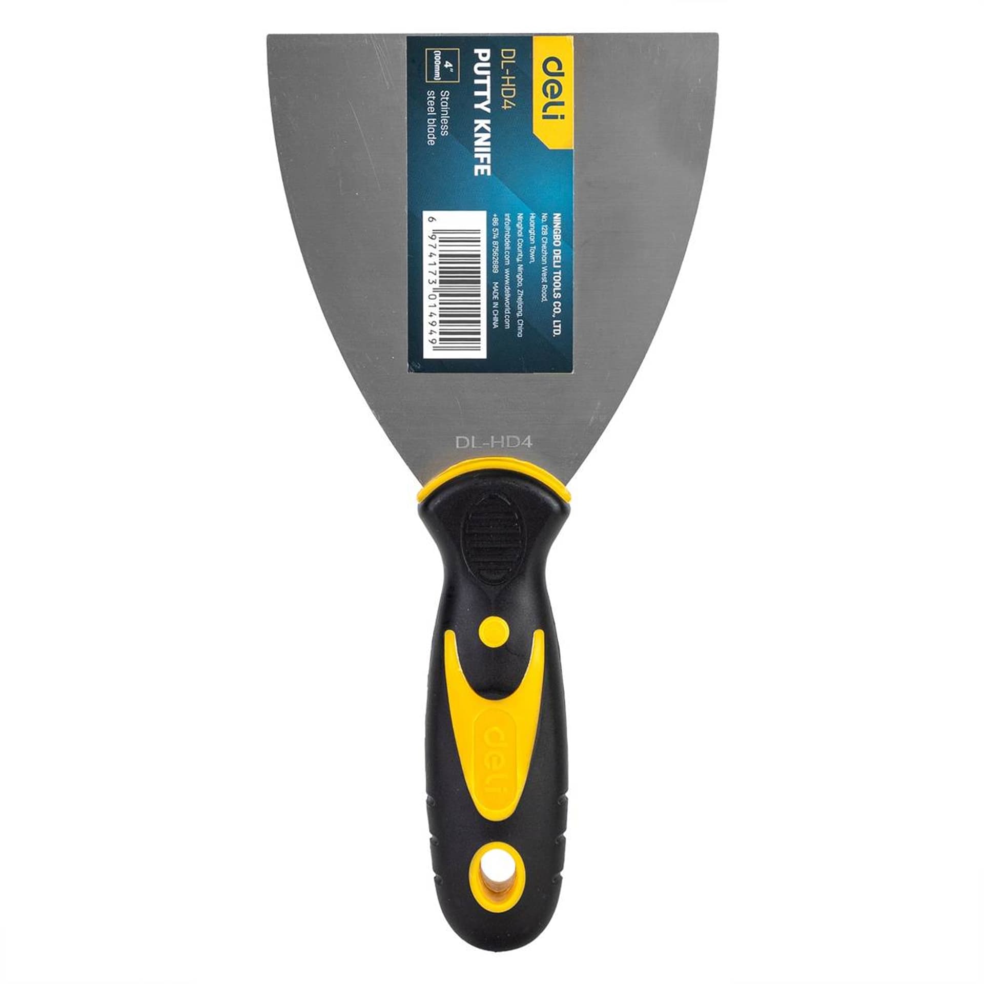

Szpachelka Deli Tools EDL-HD4, 4'' (zółta)