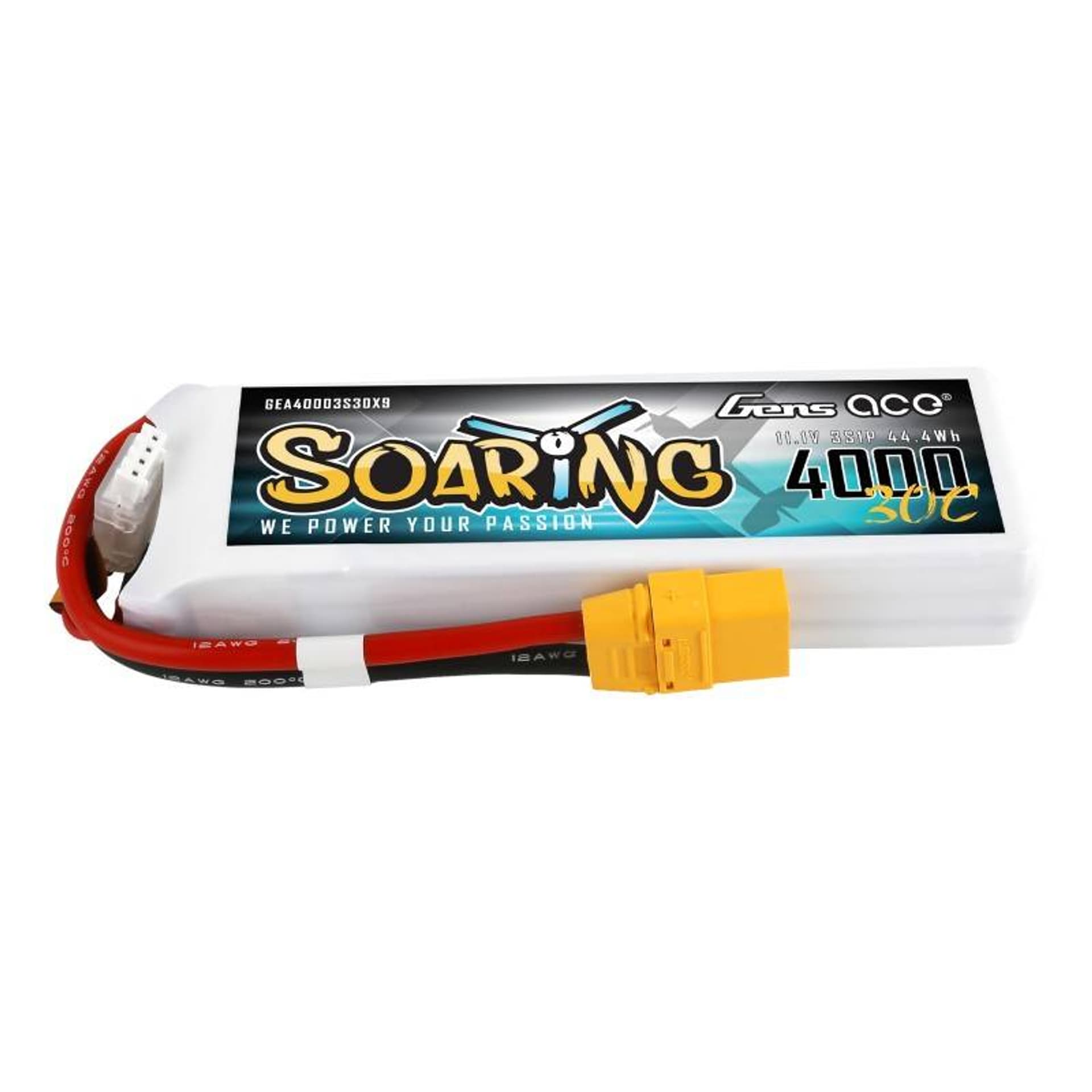 

4000mAh 11.1V 30C SOARING Gens Ace