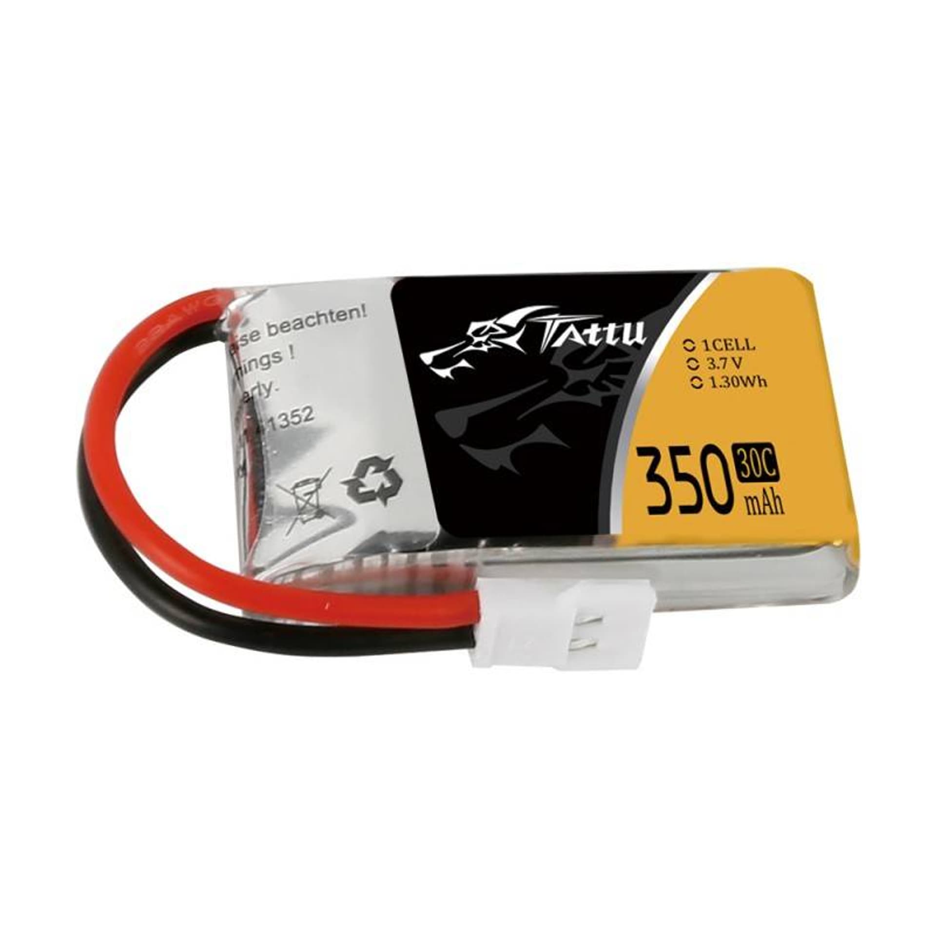 

350mAh 3.7V 30C Gens Ace TATTU Molex