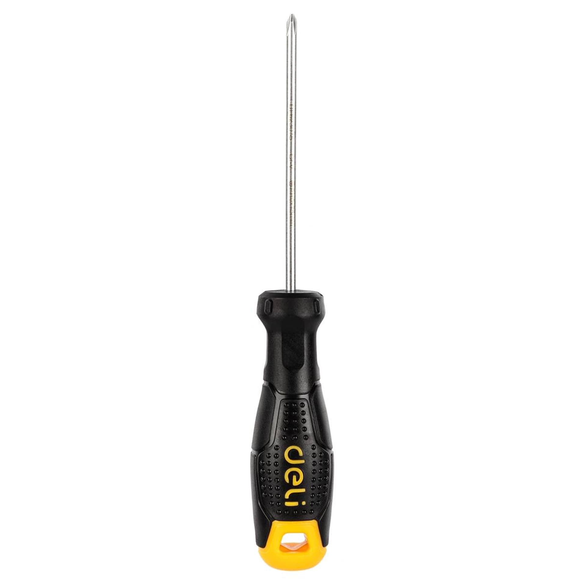 

Wkrętak krzyżakowy Deli Tools EDL623075, PH0x75mm (czarny)