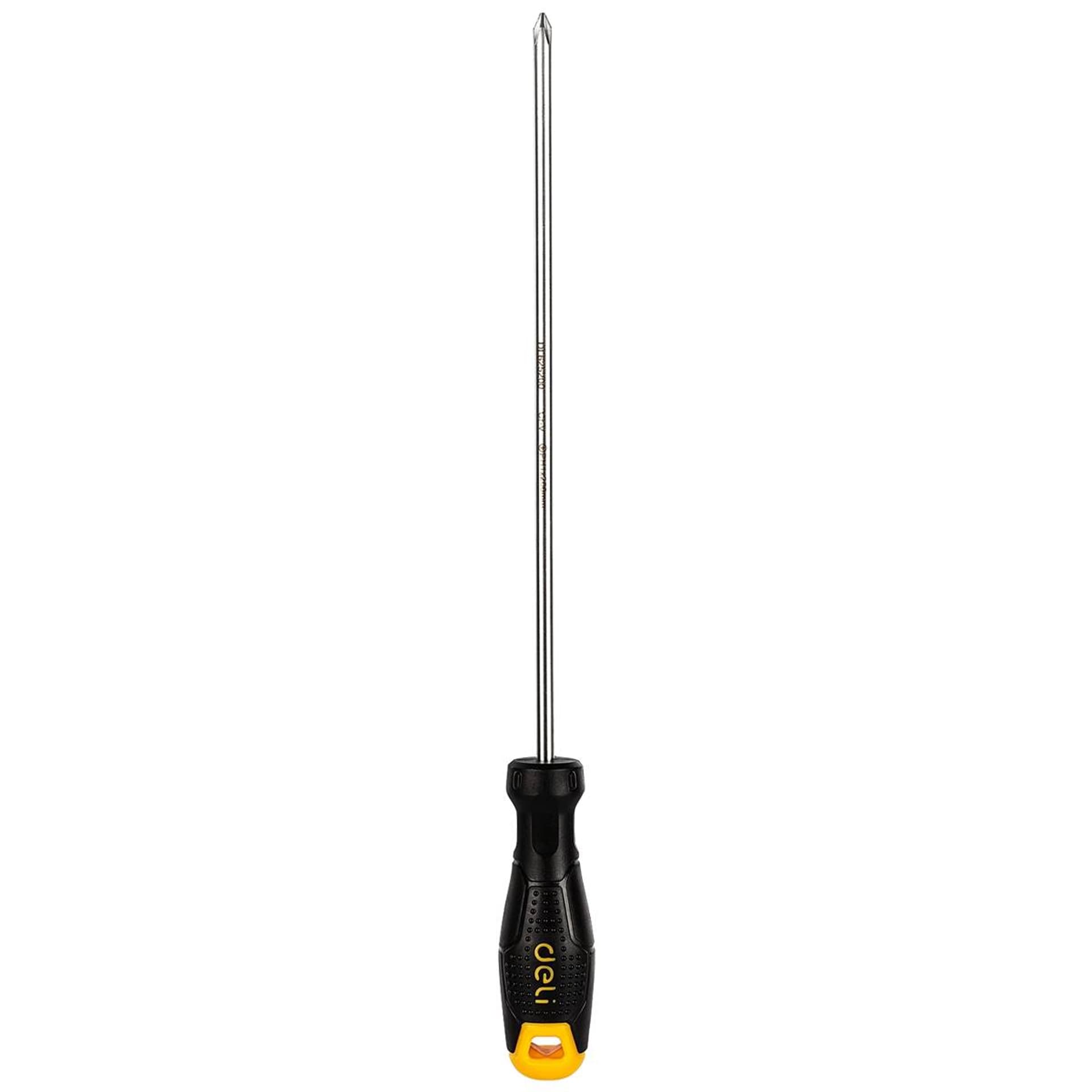 

Wkrętak krzyżakowy Deli Tools EDL625200, PH1x200mm (czarny)