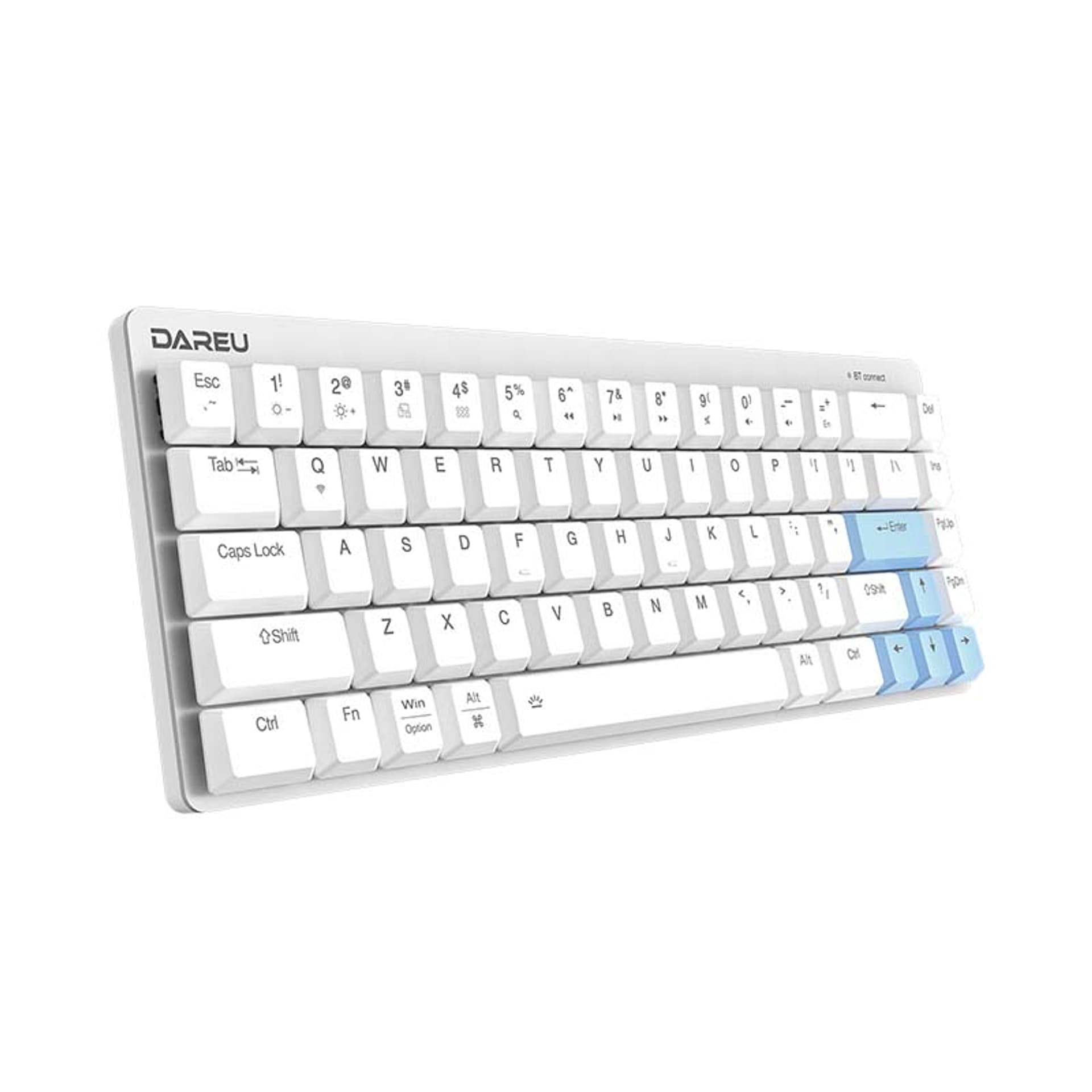 

Klawiatura mechaniczna Dareu EK868 Bluetooth (biało-niebieska)