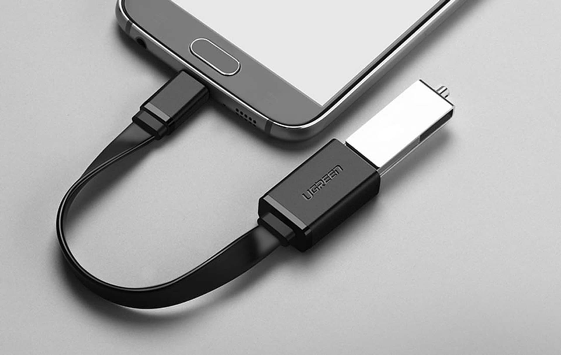 

Adapter OTG Micro USB UGREEN US133 (czarny)