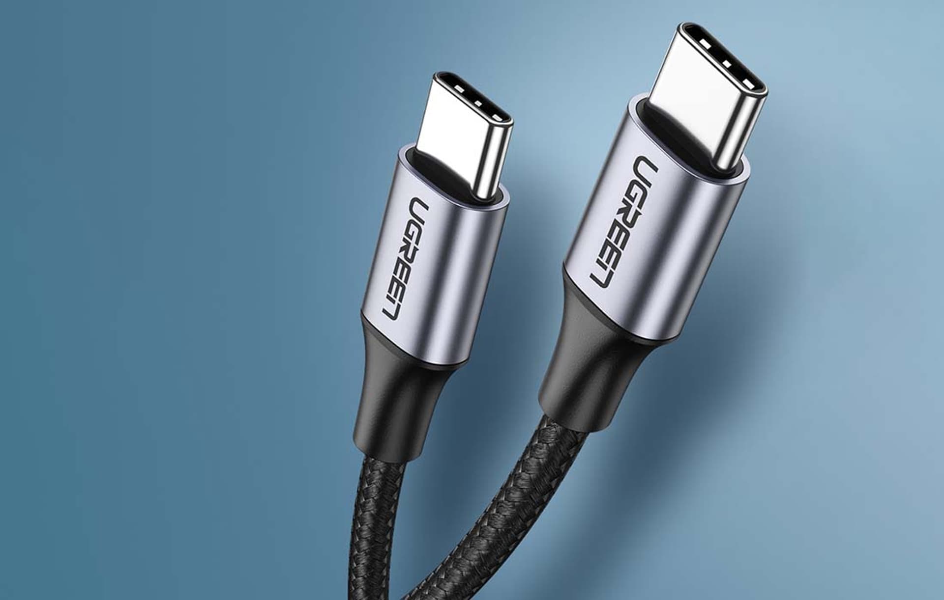 

Kabel USB-C do USB-C UGREEN US261, 60W, 2m (czarny)