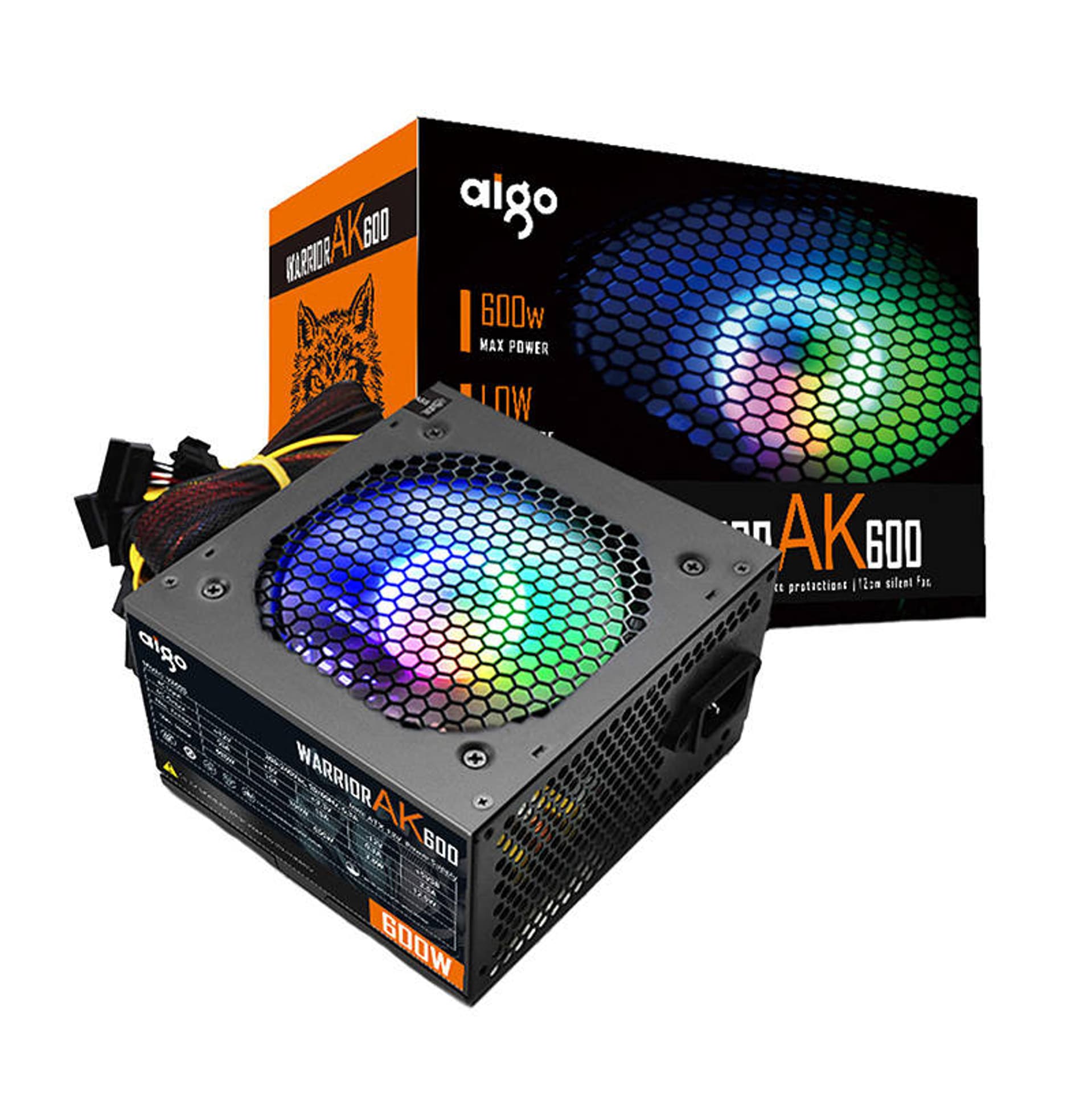 

Zasilacz RGB do komputera Aigo AK600 (czarny)