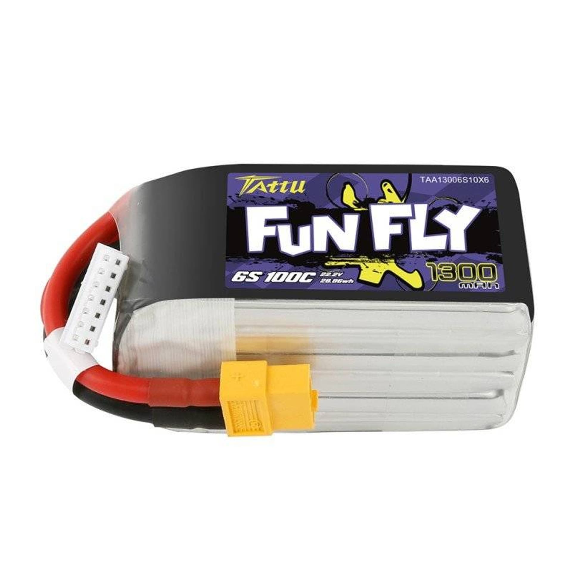 

1300mAh 22.2V 100C Tattu Funfly Series Gens Ace