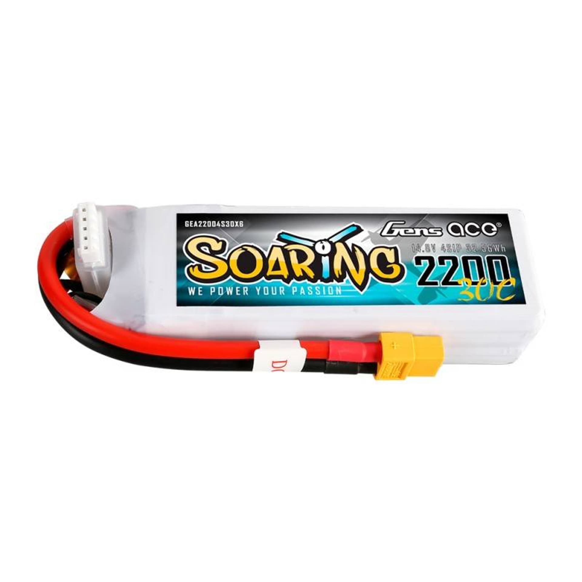 

2200mAh 14.8V 30C SOARING Gens Ace