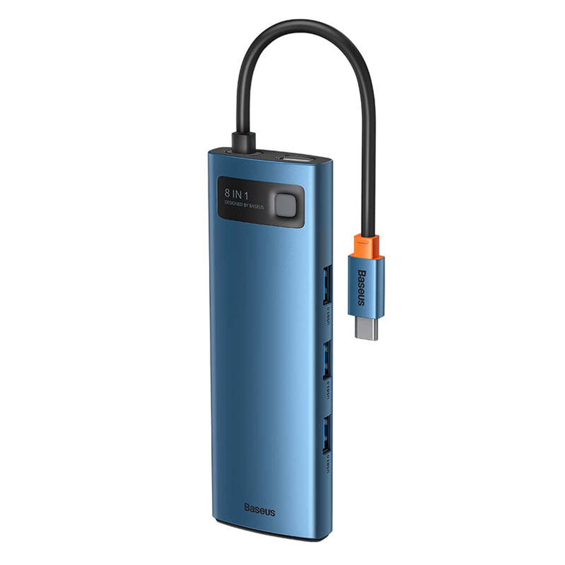 

Adapter 8w1 Baseus Hub USB-C na 3x USB 3.0 + HDMI + USB-C PD 4K HD