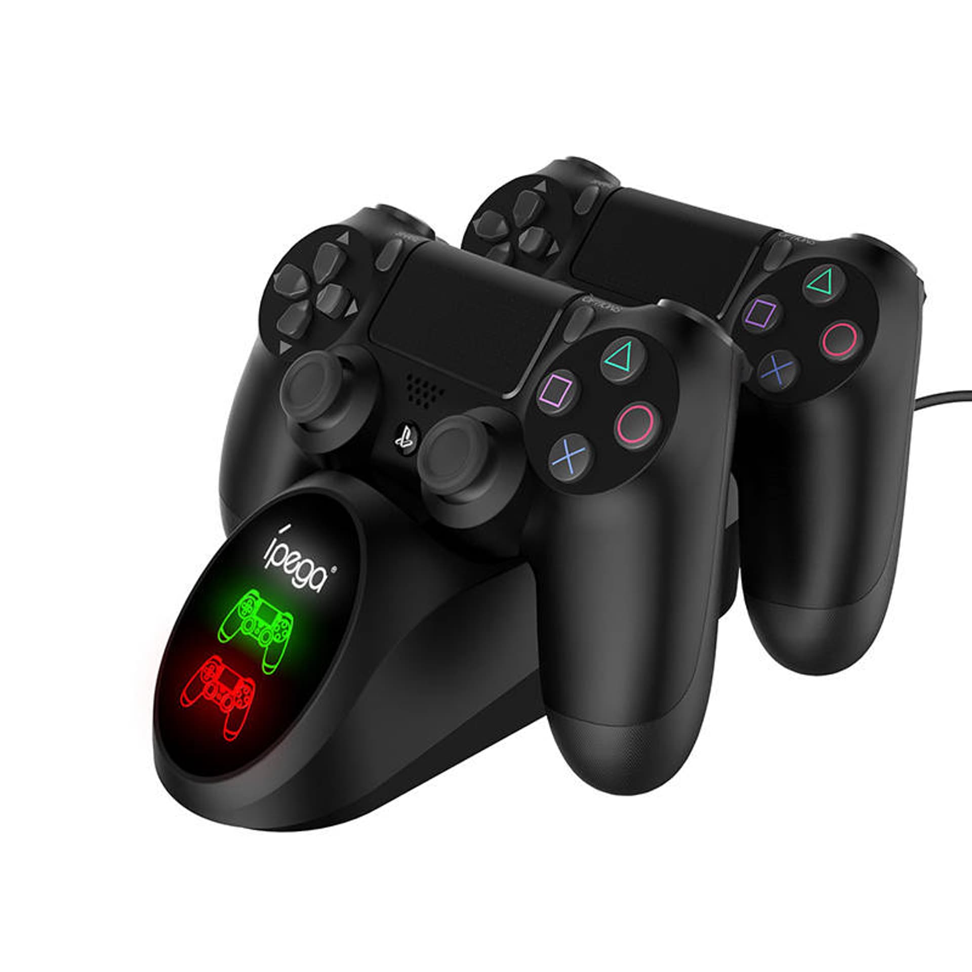 

Podwójna stacja dokująca do Kontrolera / GamePada do PS4 iPega PG-9180 (czarna)