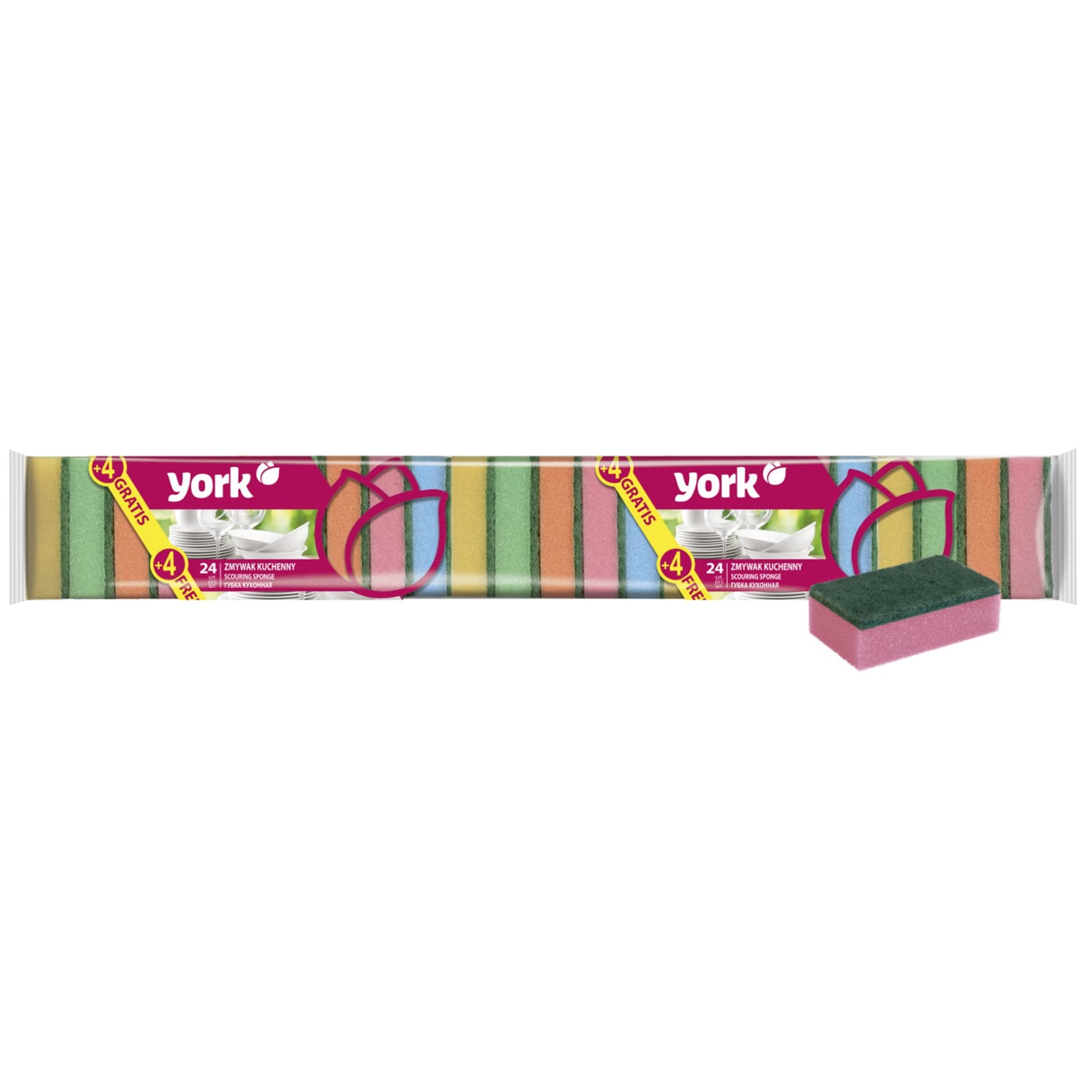 

Zmywaki kuchenne 28szt York