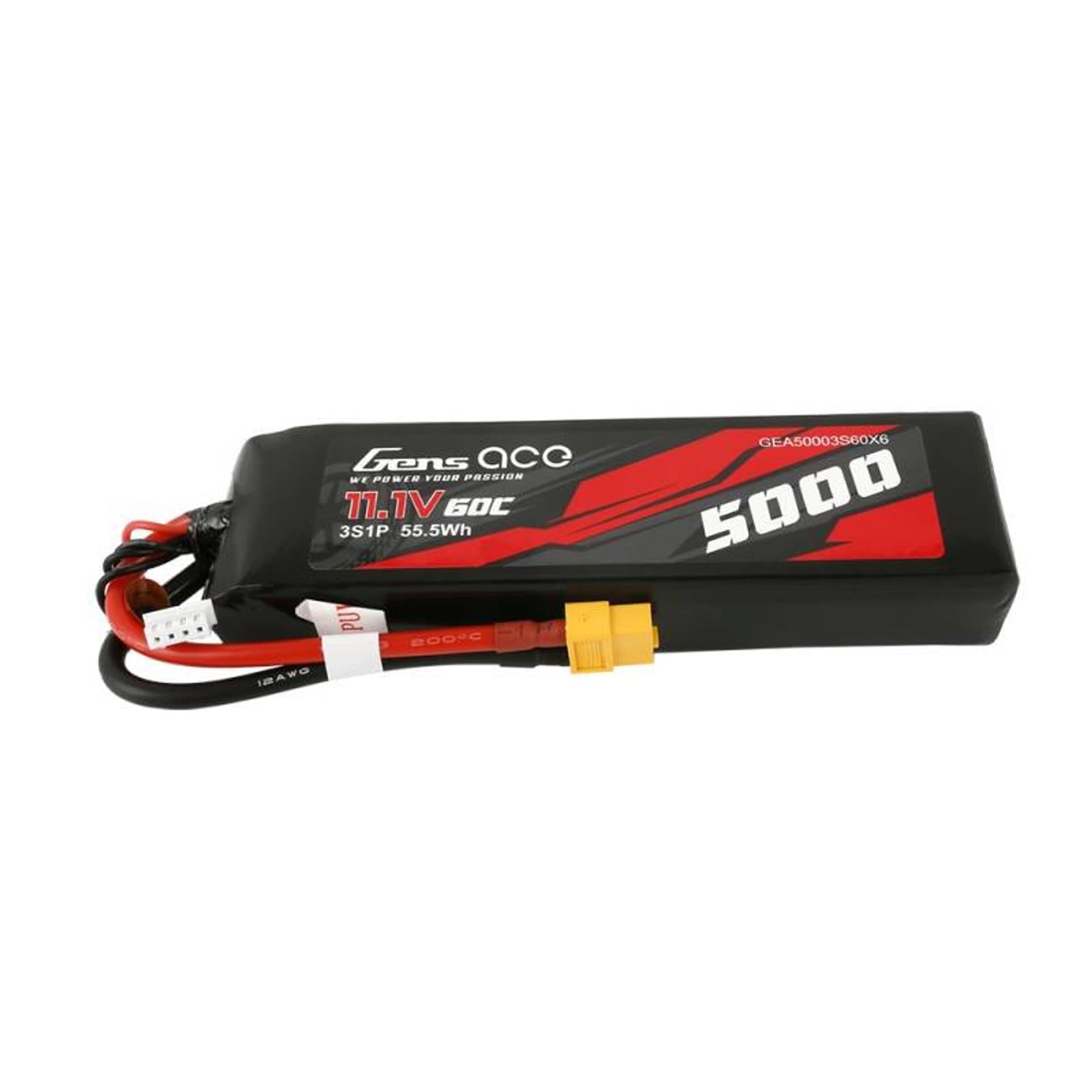 

5000mAh 11.1V 60C Gens Ace