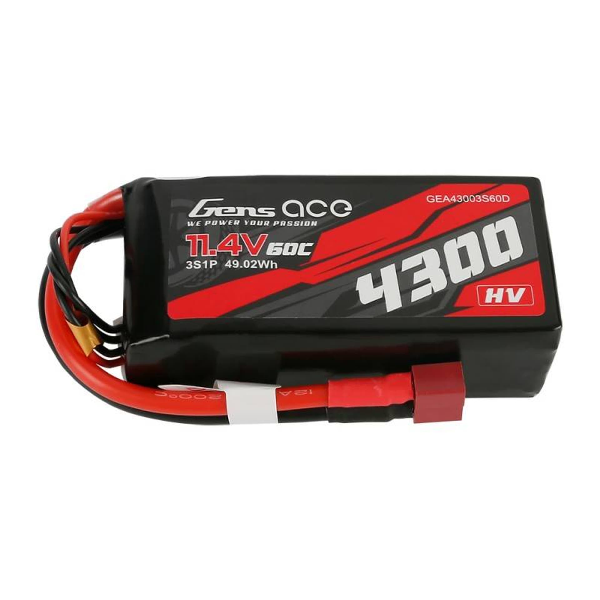 

4300mAh 11.4V 60C Gens Ace