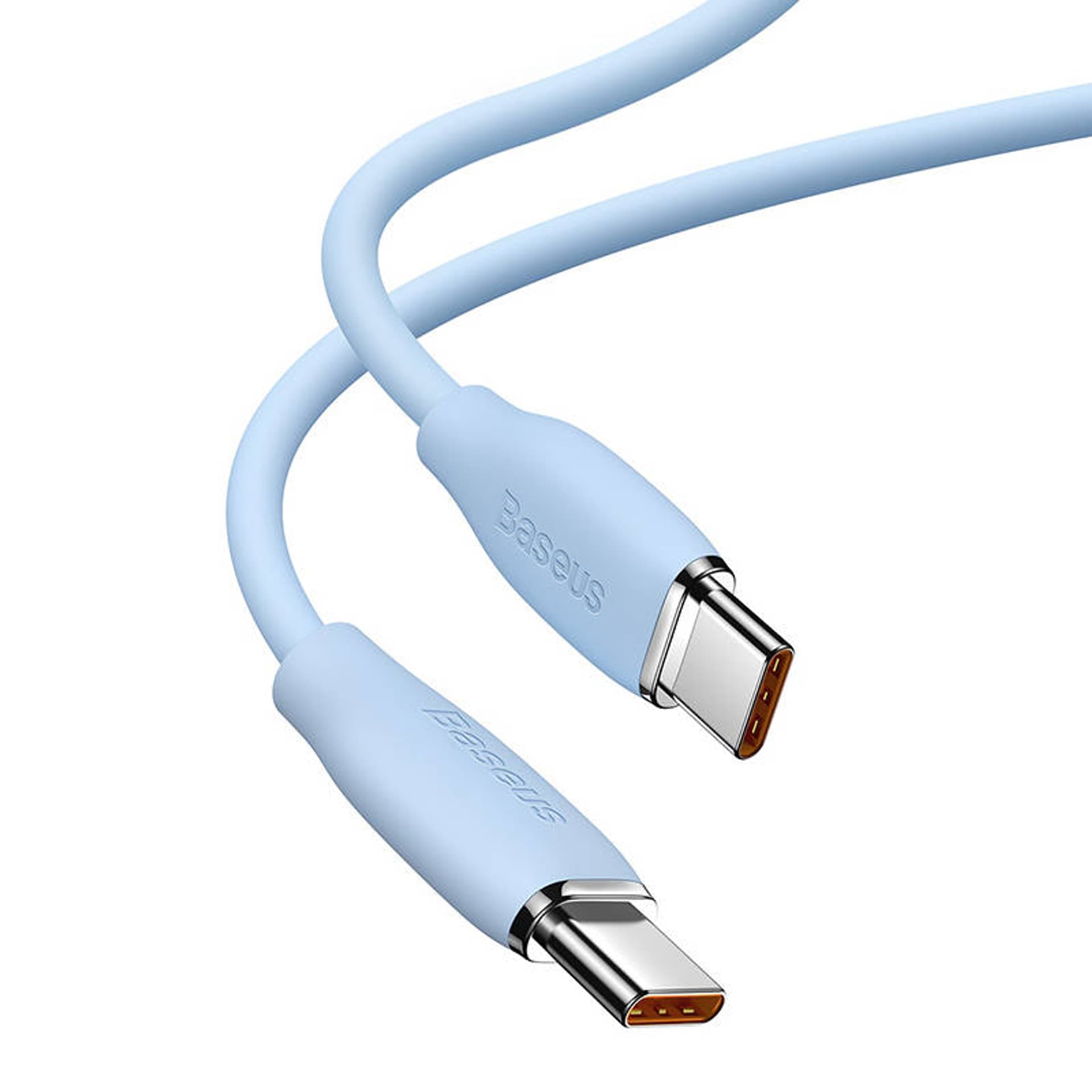 

Kabel USB-C do USB-C Baseus Jelly, 100W, 2m (niebieski)