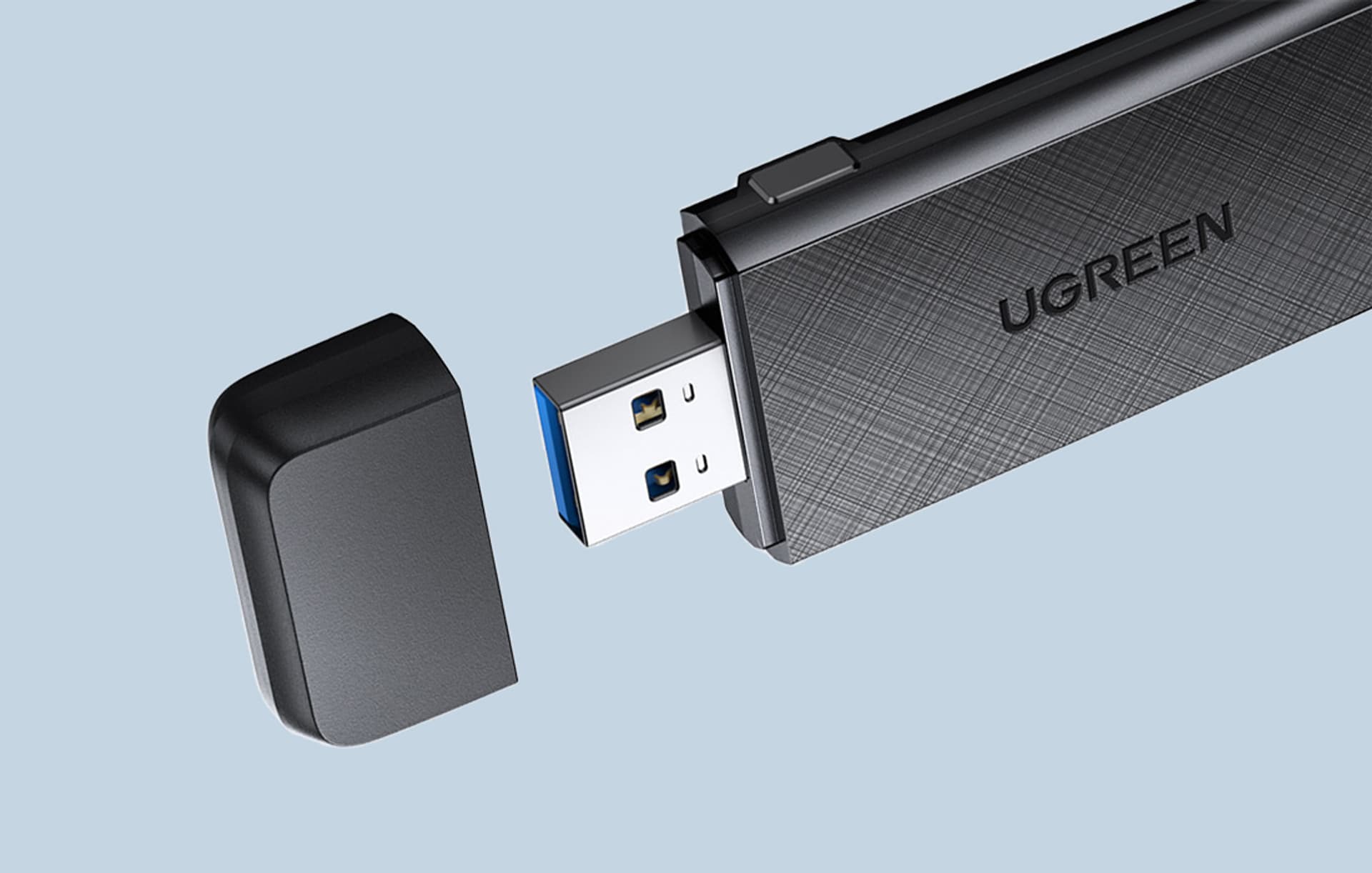 

Adapter USB / Zewnętrzna karta sieciowa UGREEN CM492, Dual-band 2.4GHz+5.0GHz (czarny)