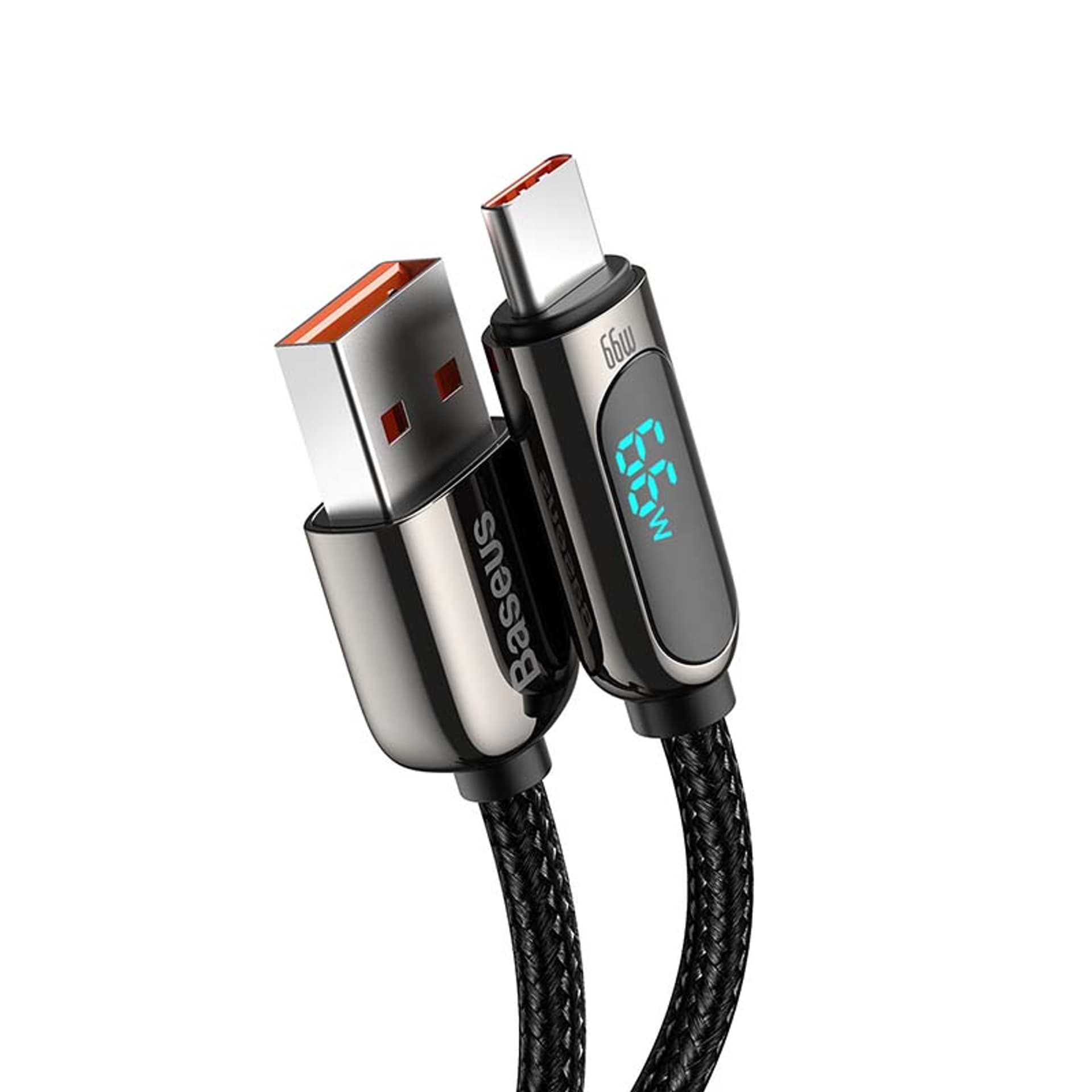 

Kabel USB do USB-C Baseus Display, 66W, 1m (czarny)