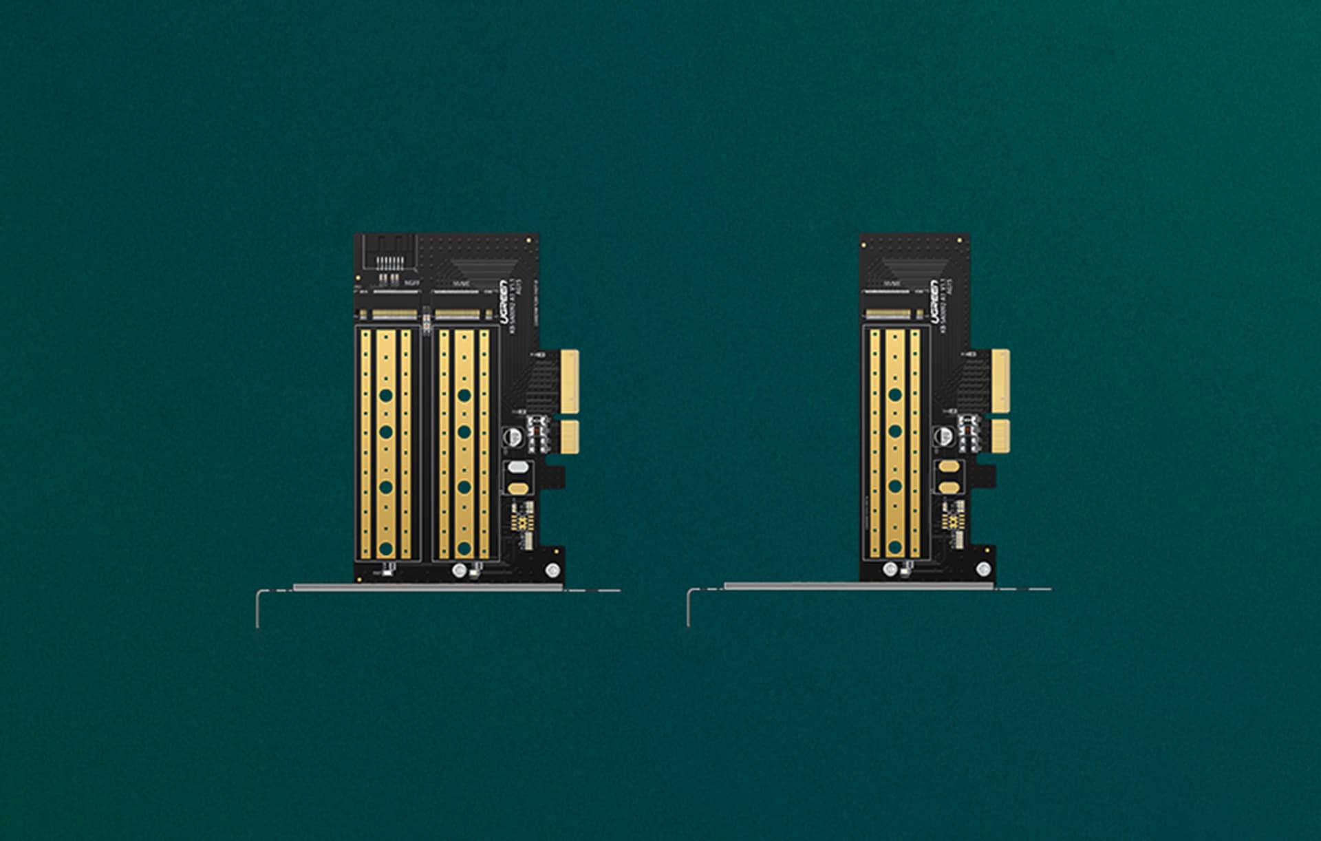 

Adapter UGREEN PCIe 3.0 x4 do M.2 NVME