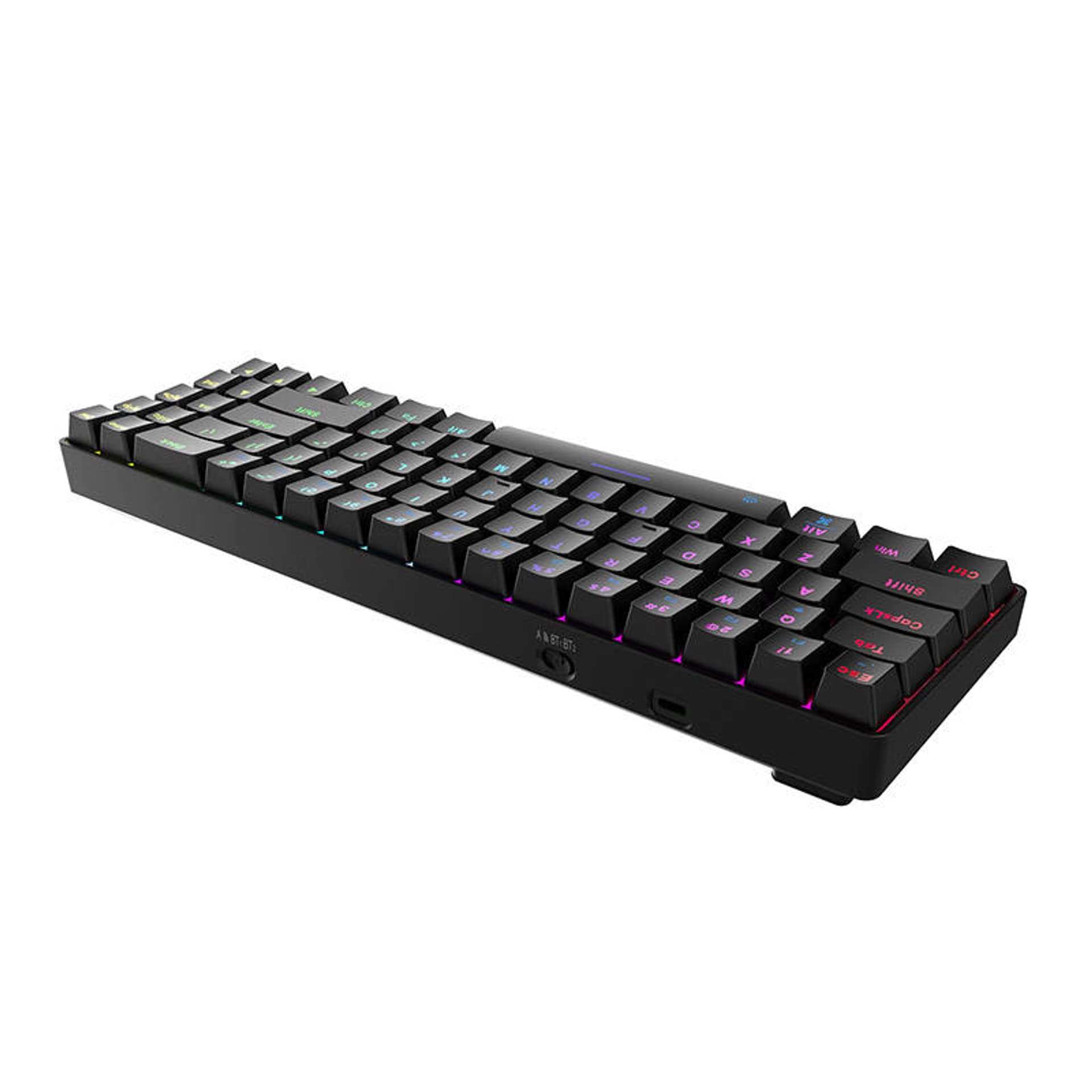 

Bezprzewodowa klawiatura mechaniczna Dareu EK871 Bluetooth + 2.4G RGB (czarna)
