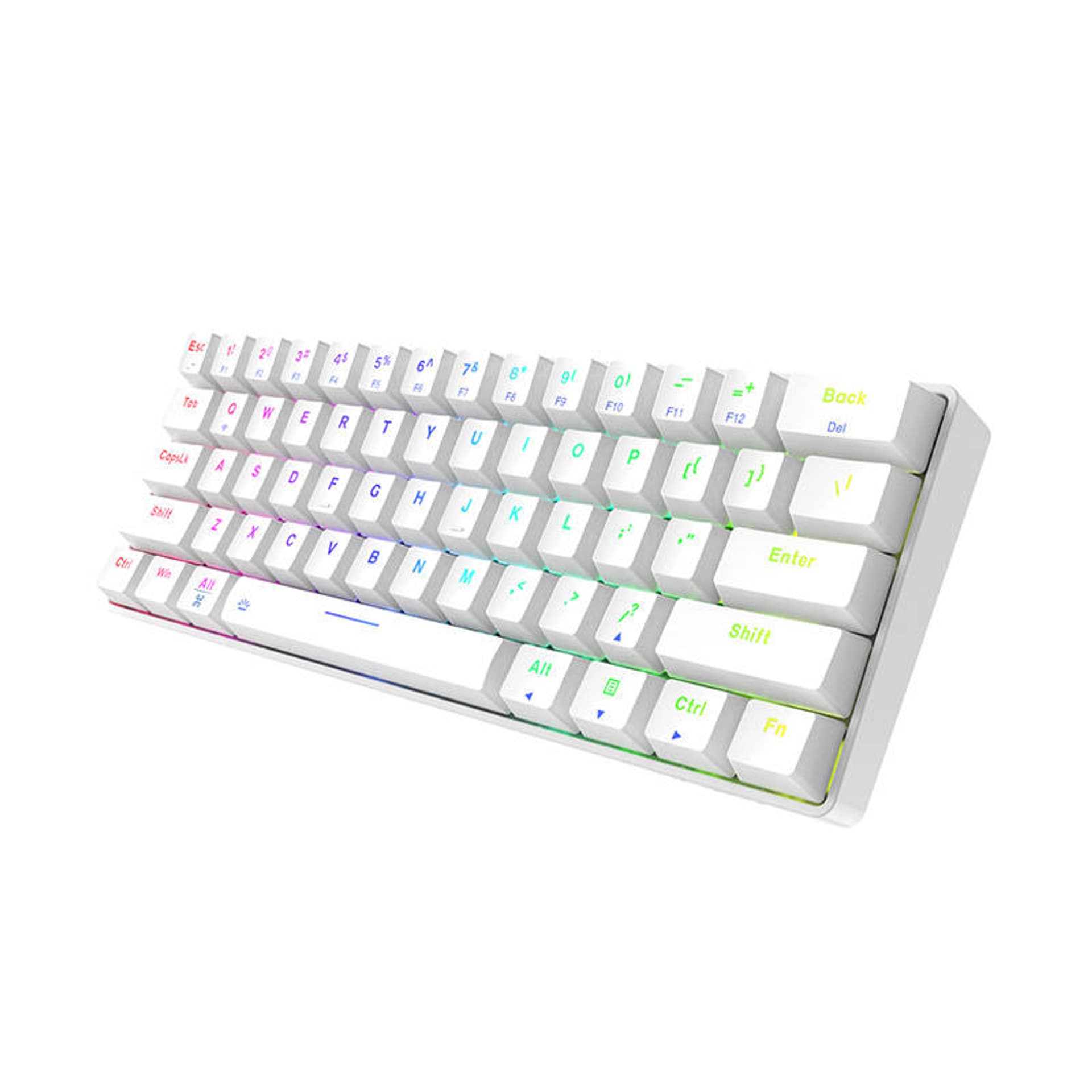 

Bezprzewodowa klawiatura mechaniczna Dareu EK861 Bluetooth + 2.4G RGB (biała)