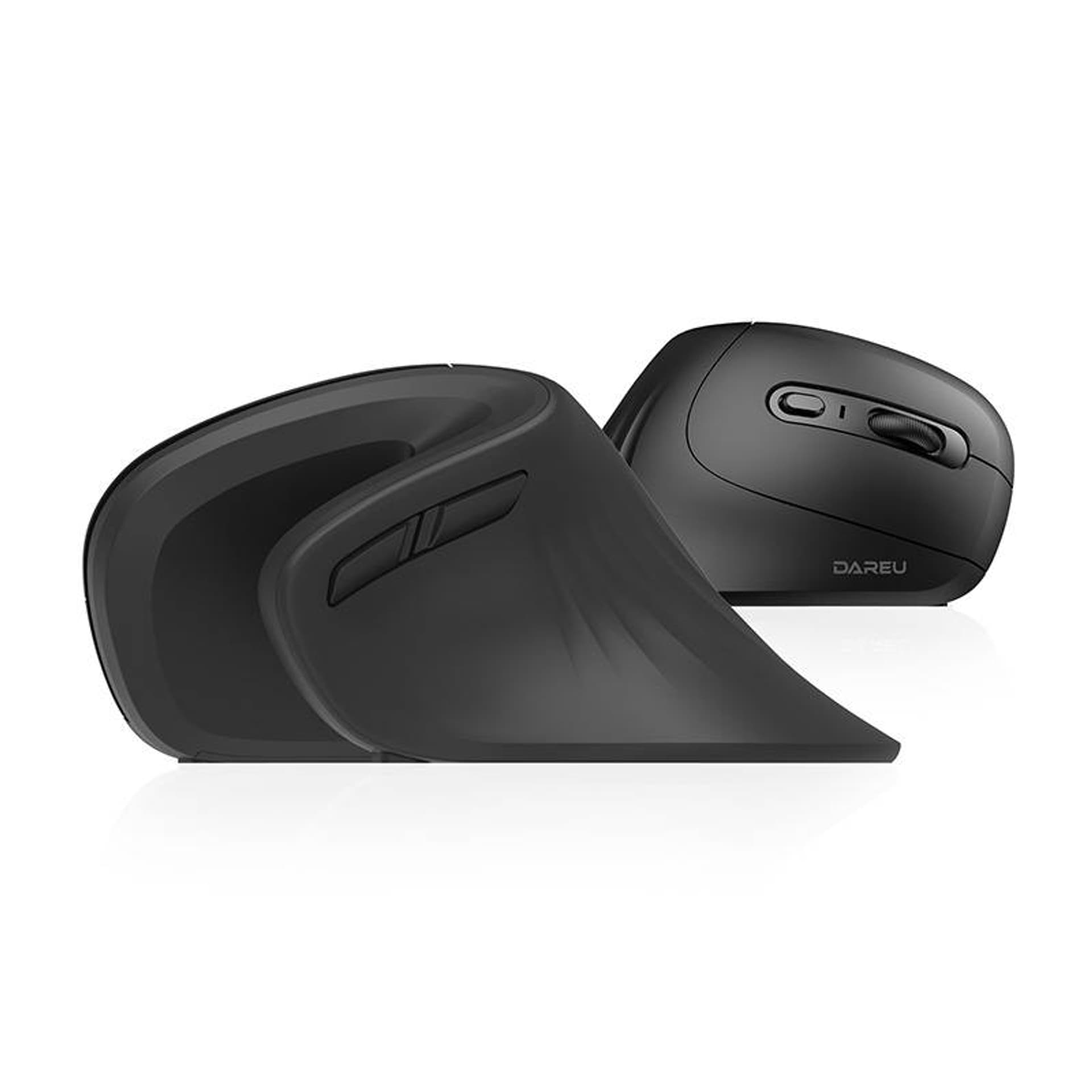 

Bezprzewodowa mysz pionowa Dareu LM109 Magic Hand Bluetooth + 2.4G (czarna)