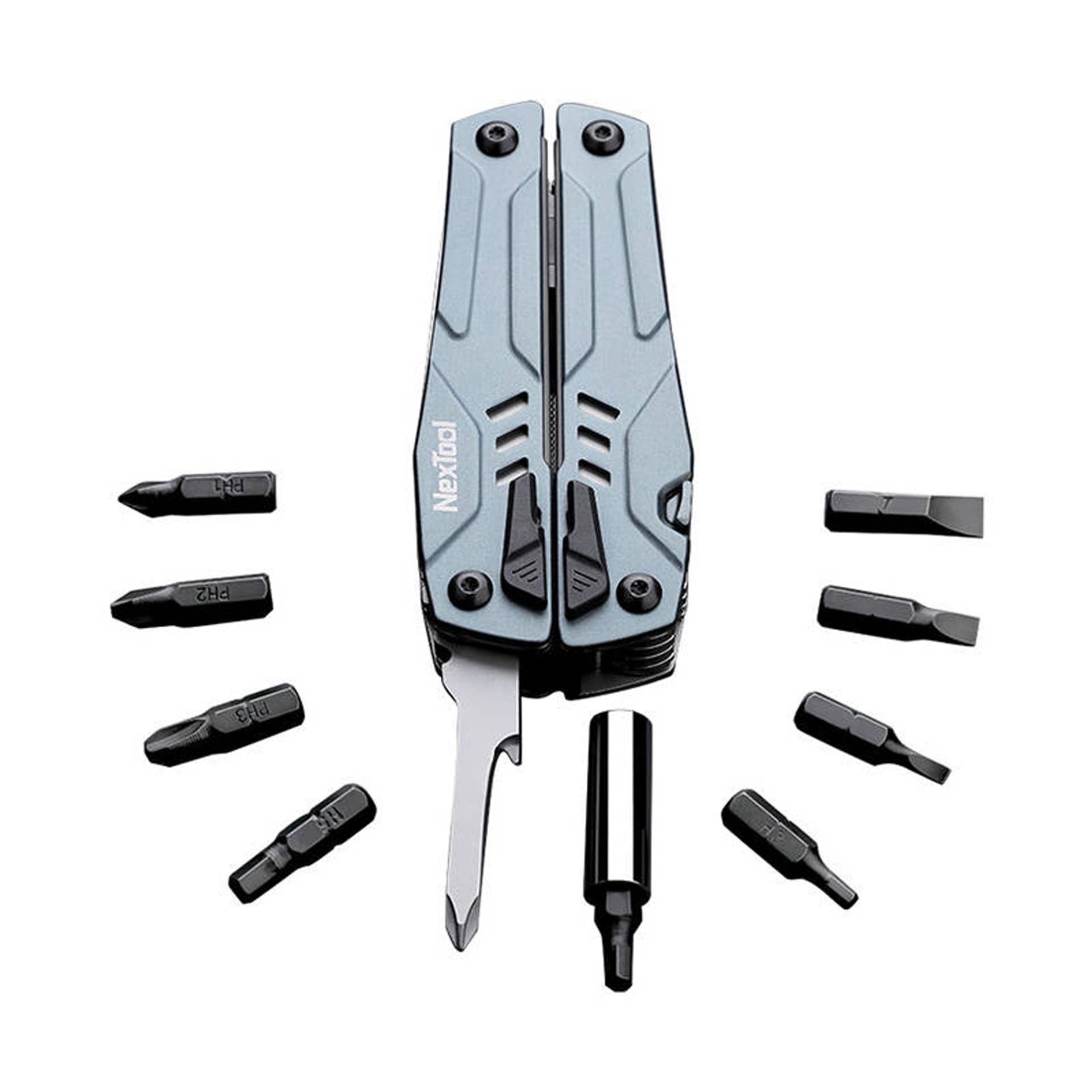 

Multitool Nextool NE20045 15w1 + zestaw bitów (niebieski)