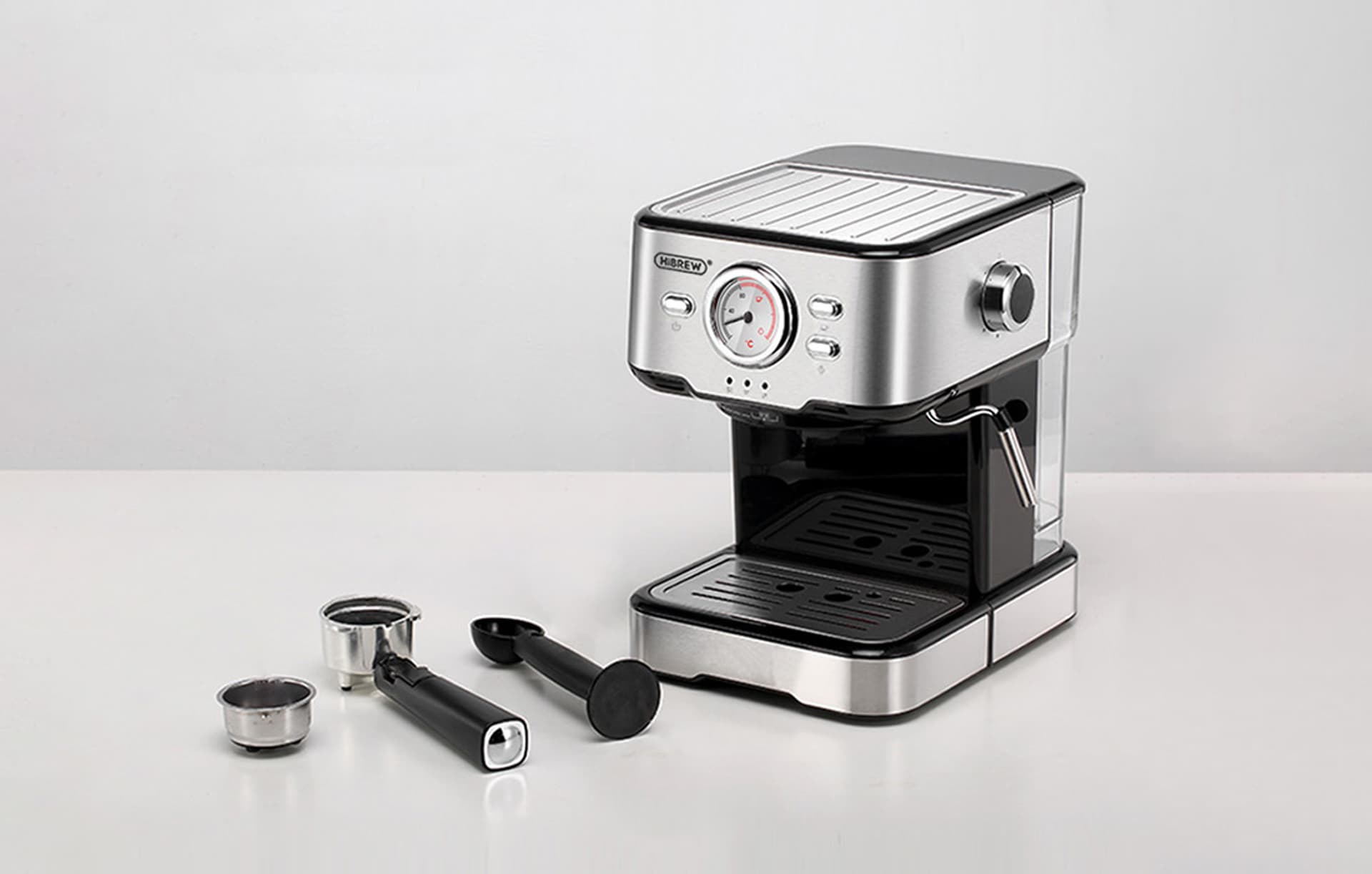 

Kolbowy ekspres do kawy HiBREW H5 1050 W