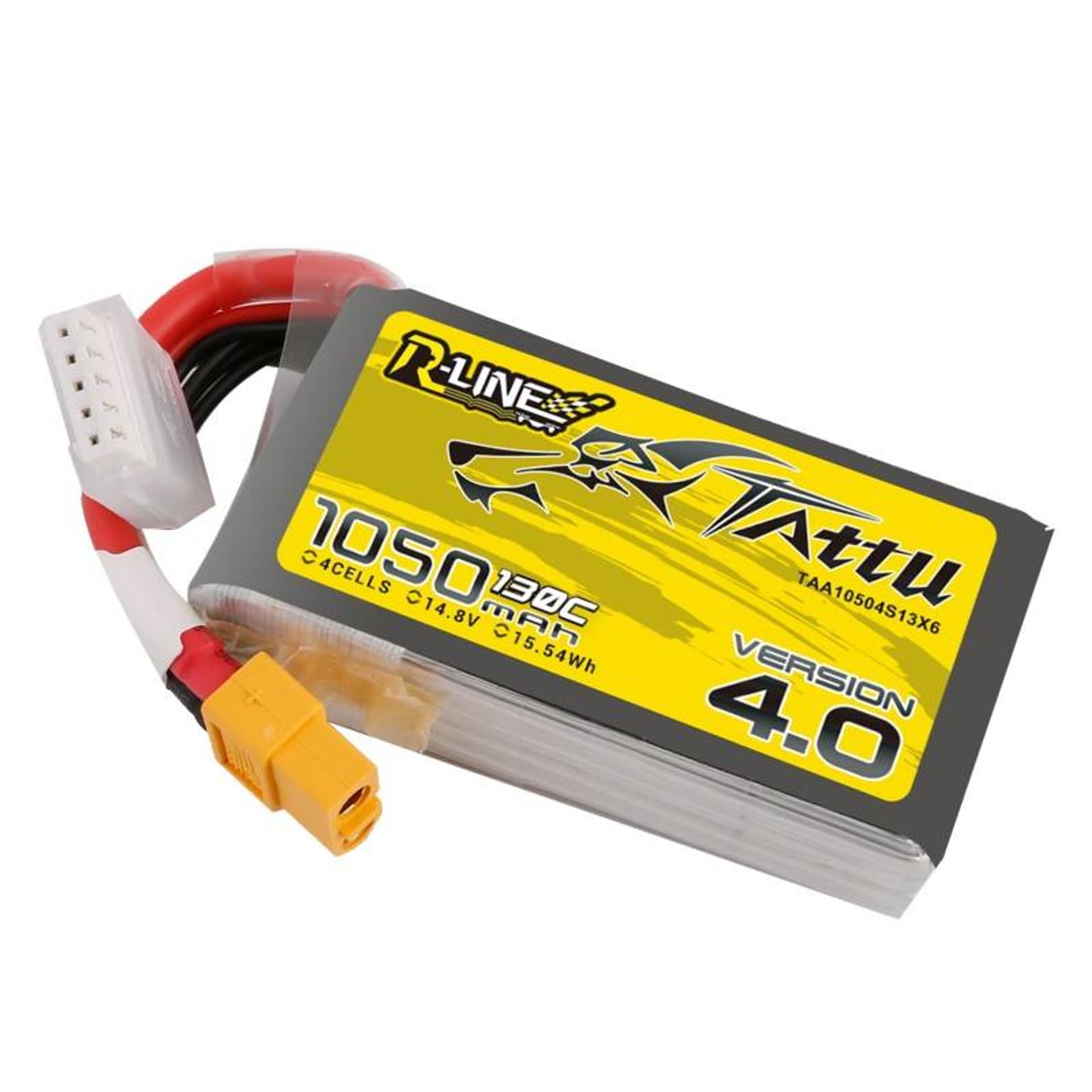 

Akumulator Tattu R-Line 4.0 1050mAh 14,8V 130C 4S1P XT60