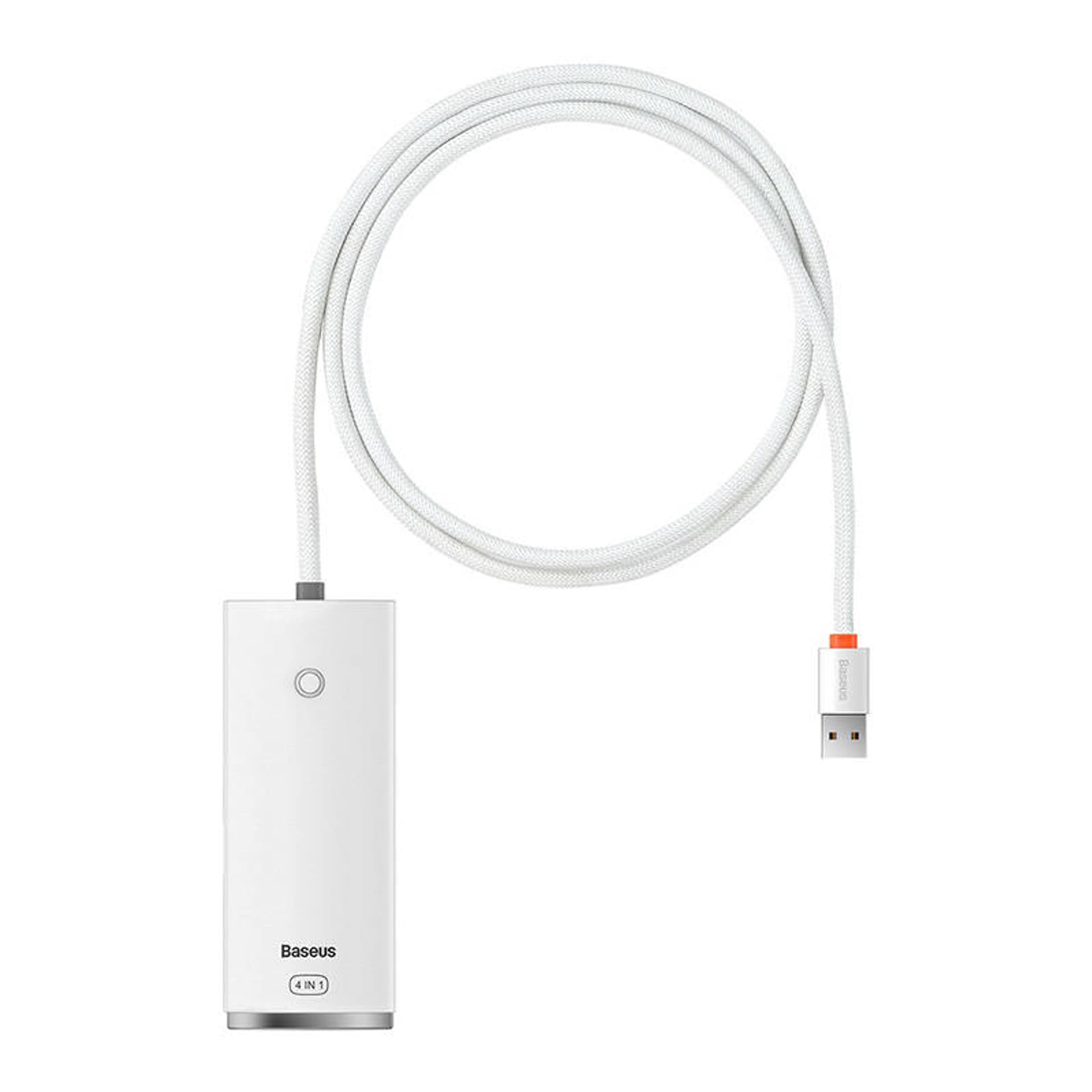 

Hub 4w1 Baseus Lite Series USB do 4x USB 3.0 1m (biały)