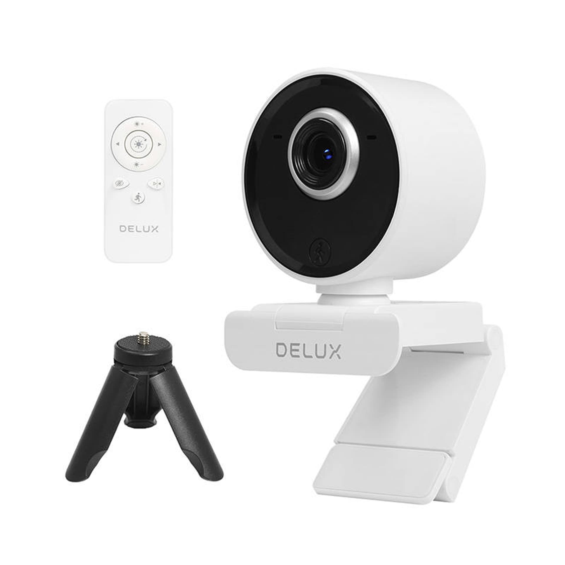 

Inteligentna kamera Internetowa ze śledzeniem i wbudowanym mikrofonem Delux DC07 (biała) 2MP 1920x1080p, Biała) 2mp 1920x1080