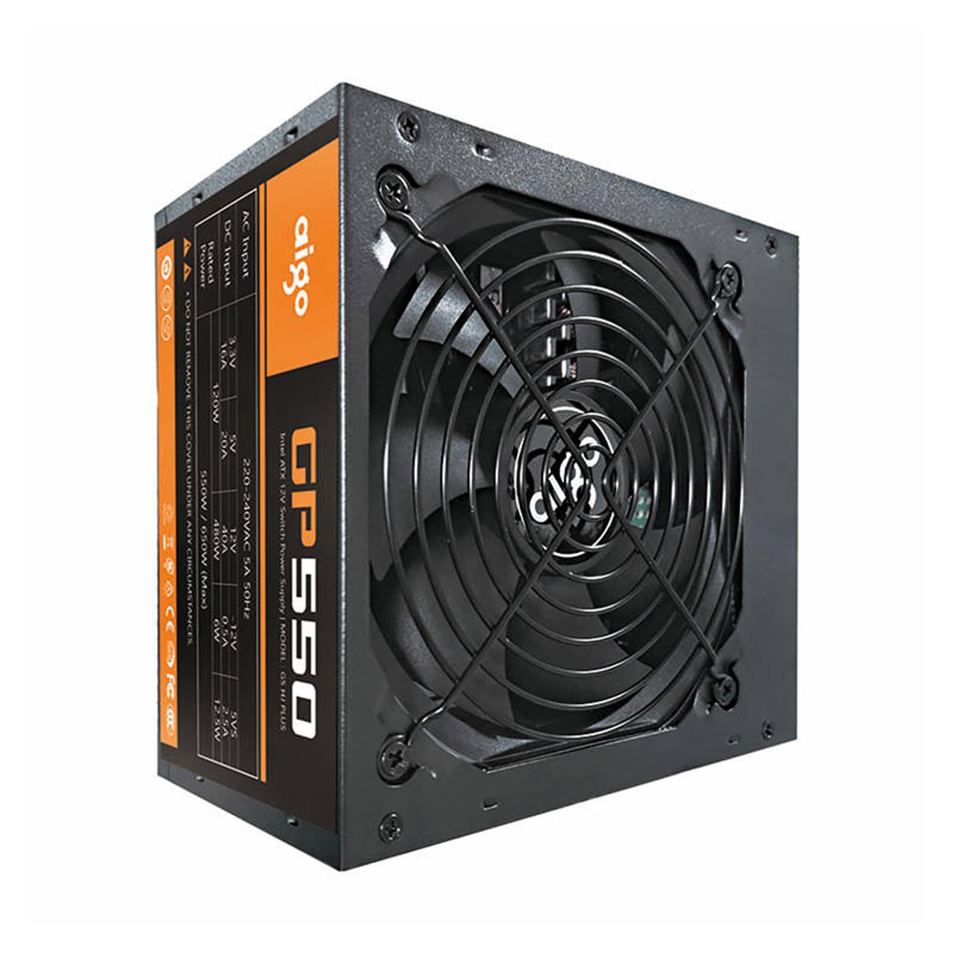 

Zasilacz do komputera Aigo GP550 80 Plus Bronze 650W (czarny)