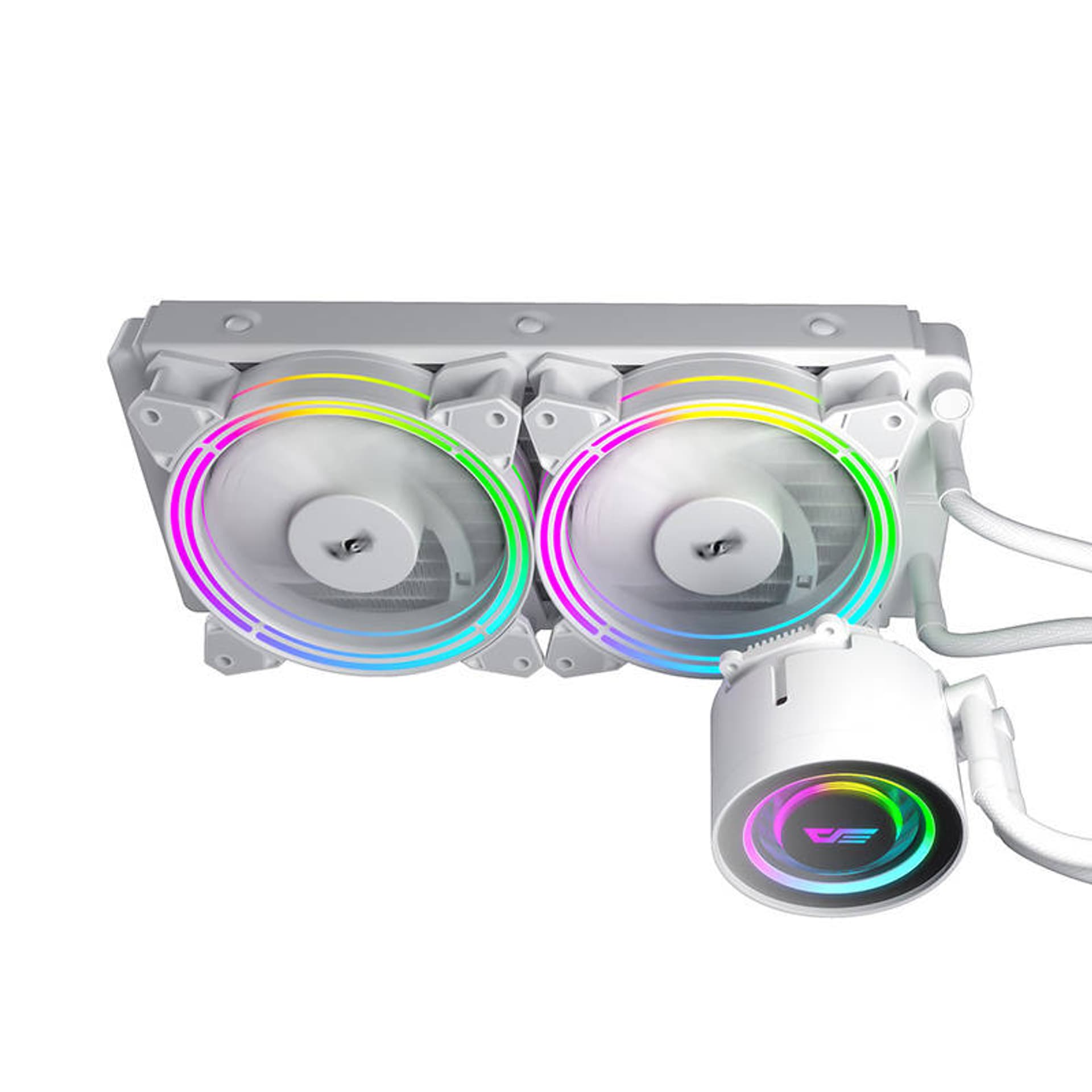 

Chłodzenie wodne komputera Darkflash TR240 RGB 2x 120x120 (białe)