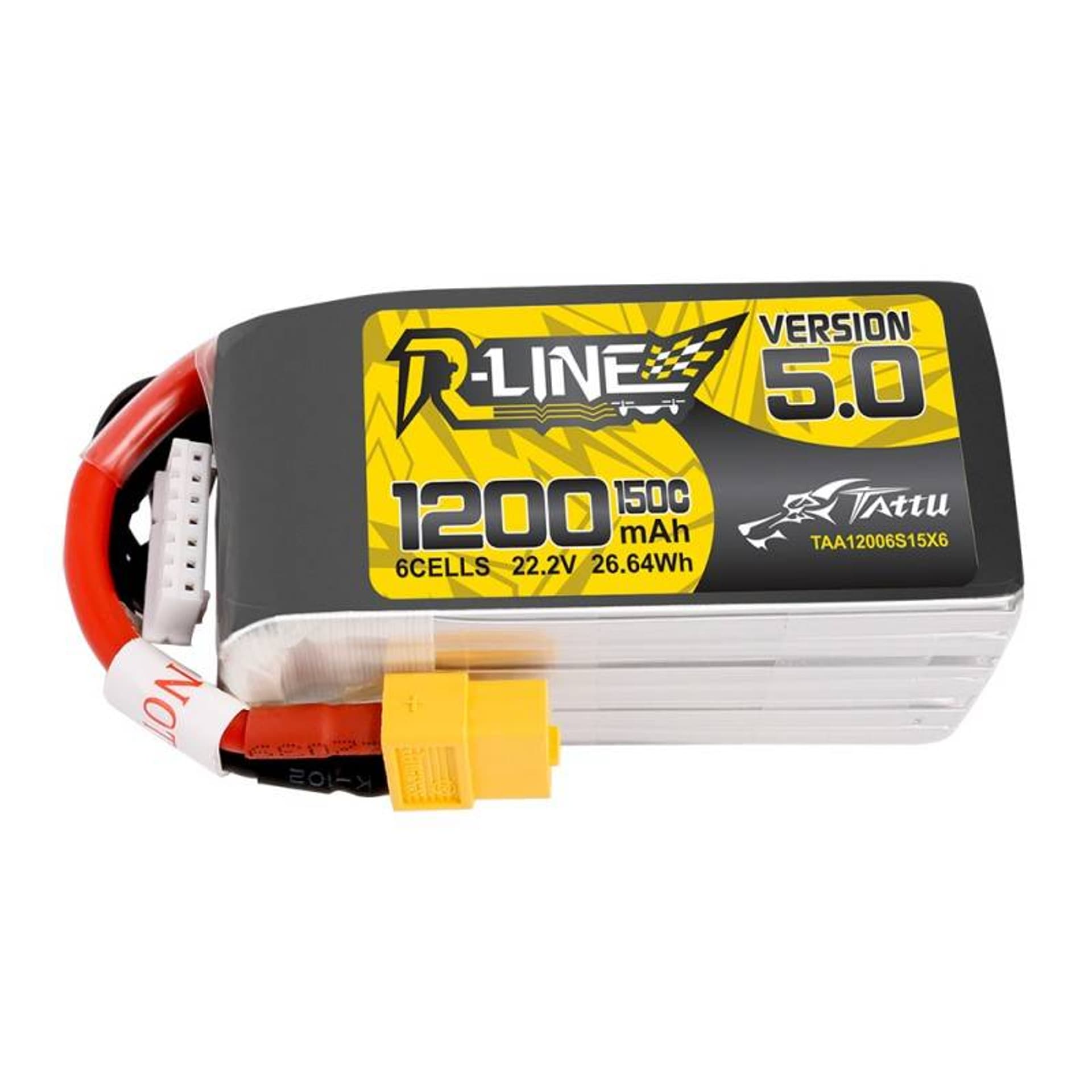 

1200mAh 22.2V 150C TATTU R-Line Gens Ace