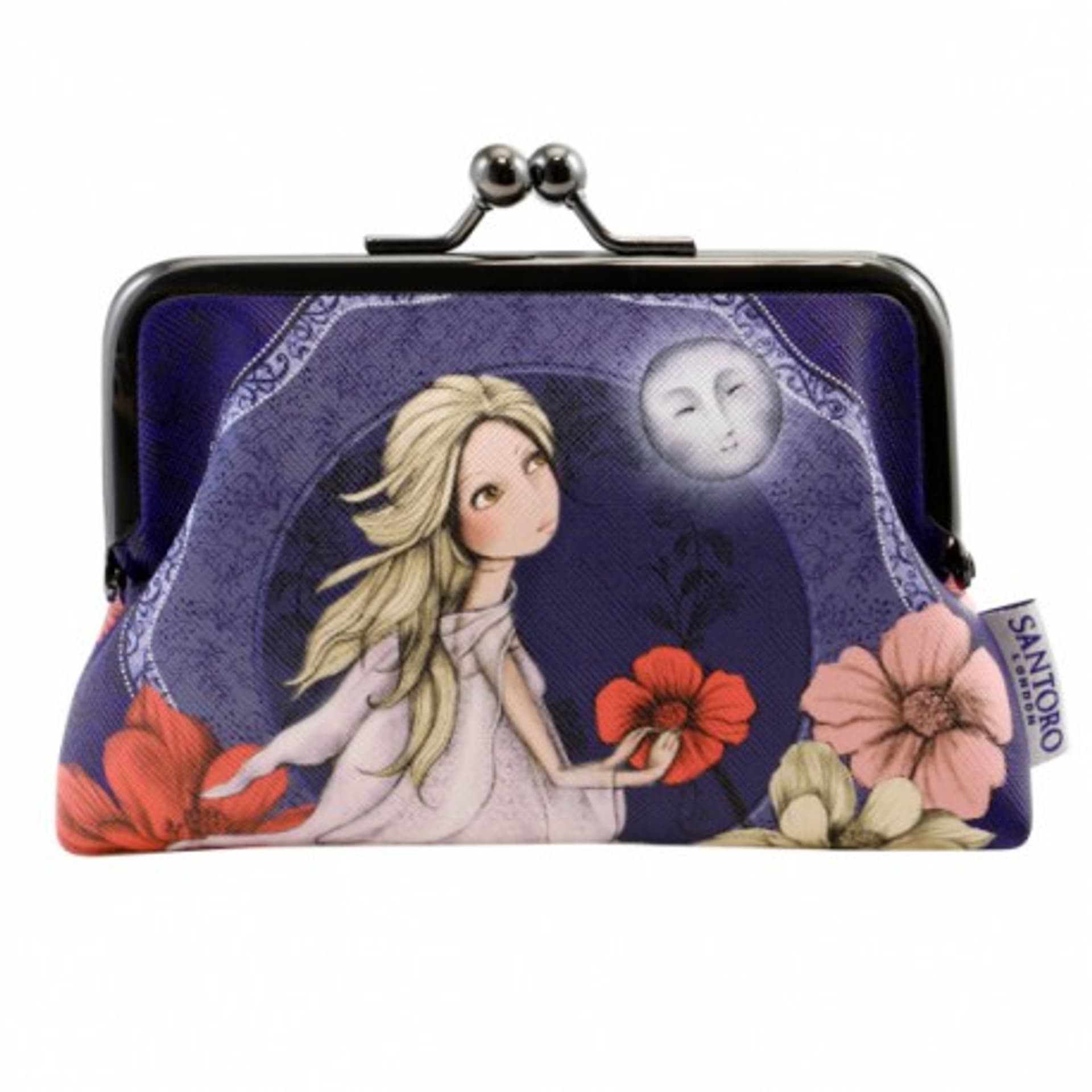 

Portmonetka na zatrzask - mirabelle - midnight garden