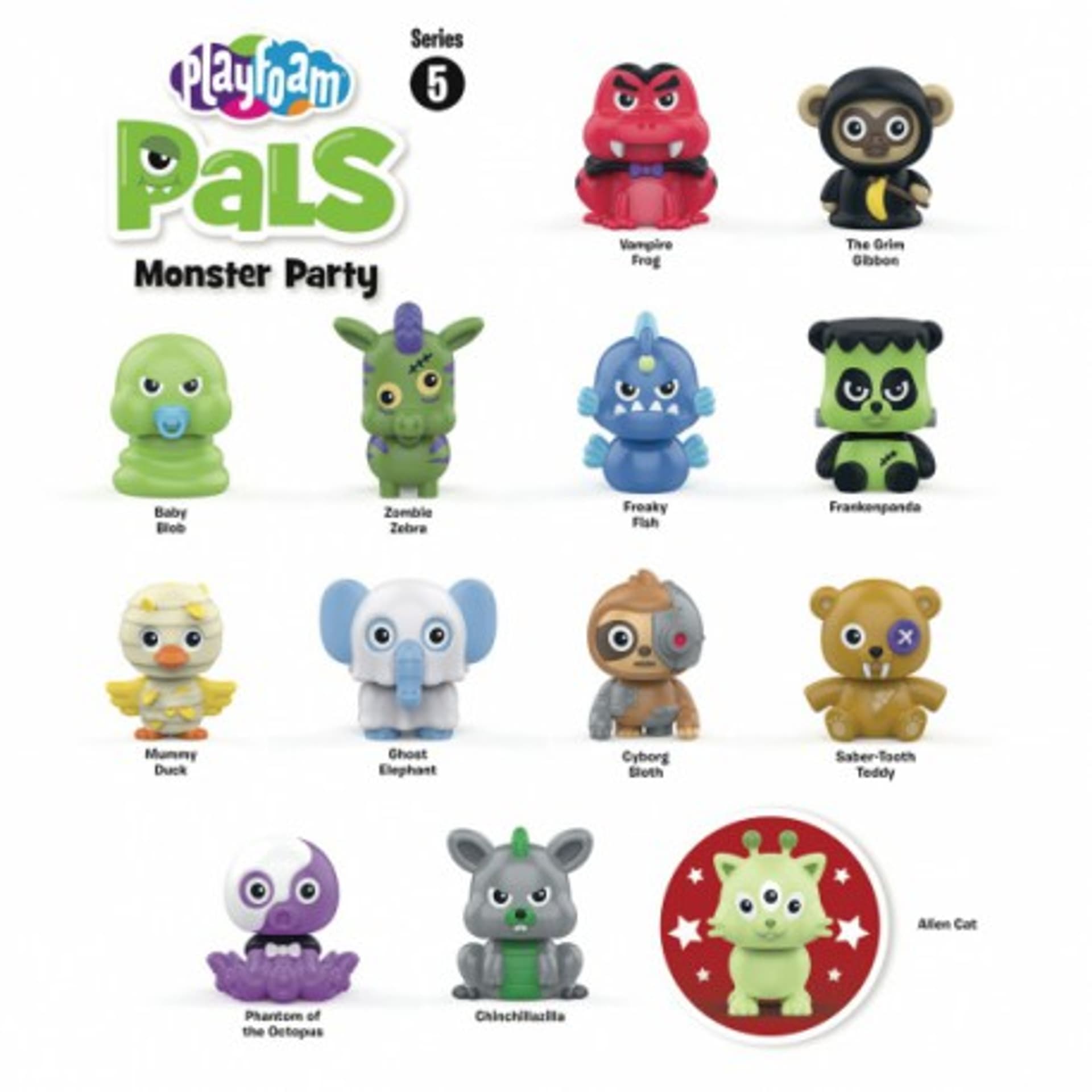 

Playfoam pals, monster party, masa piankowa z figurką