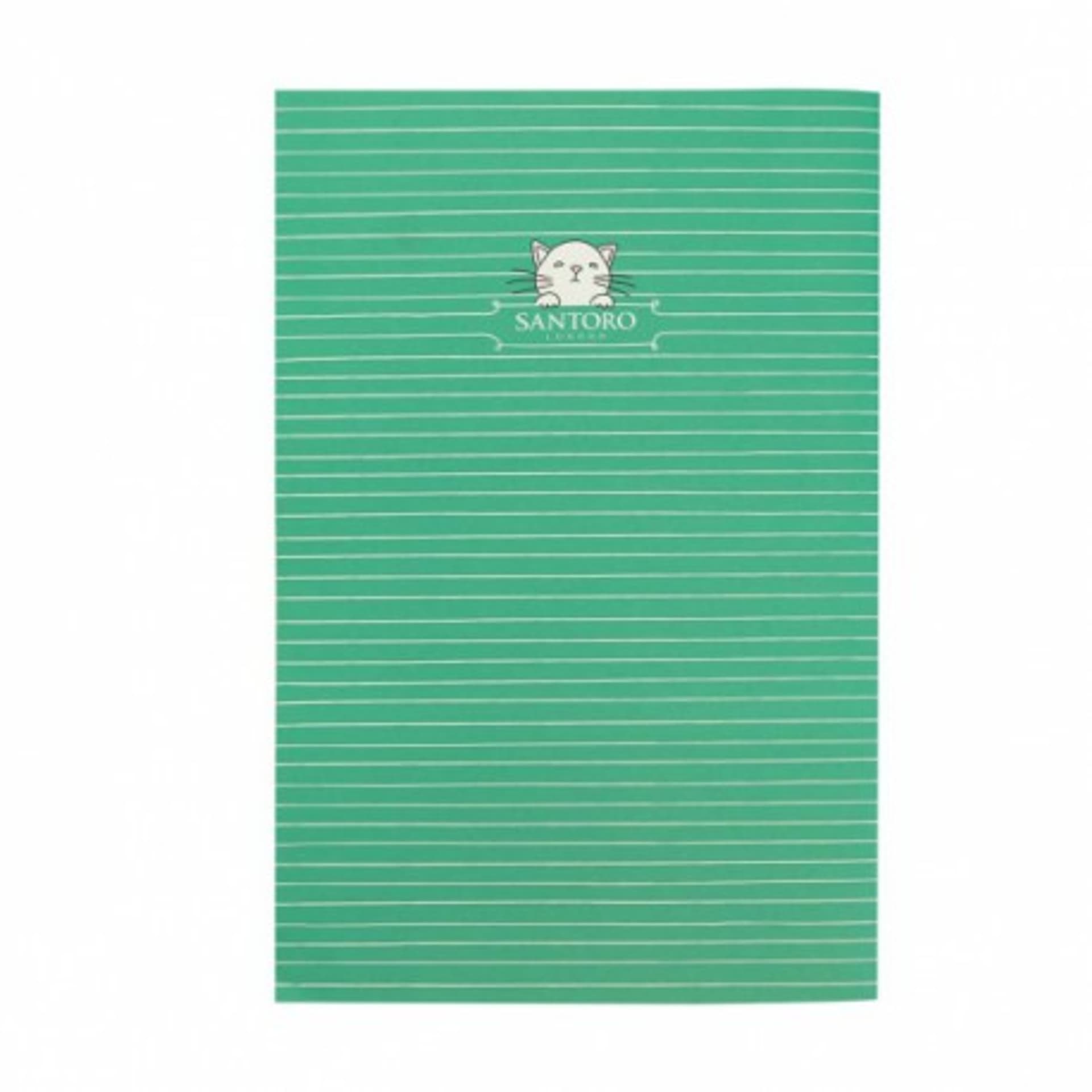 

średni zeszyt - koty - feline fine (bold green)