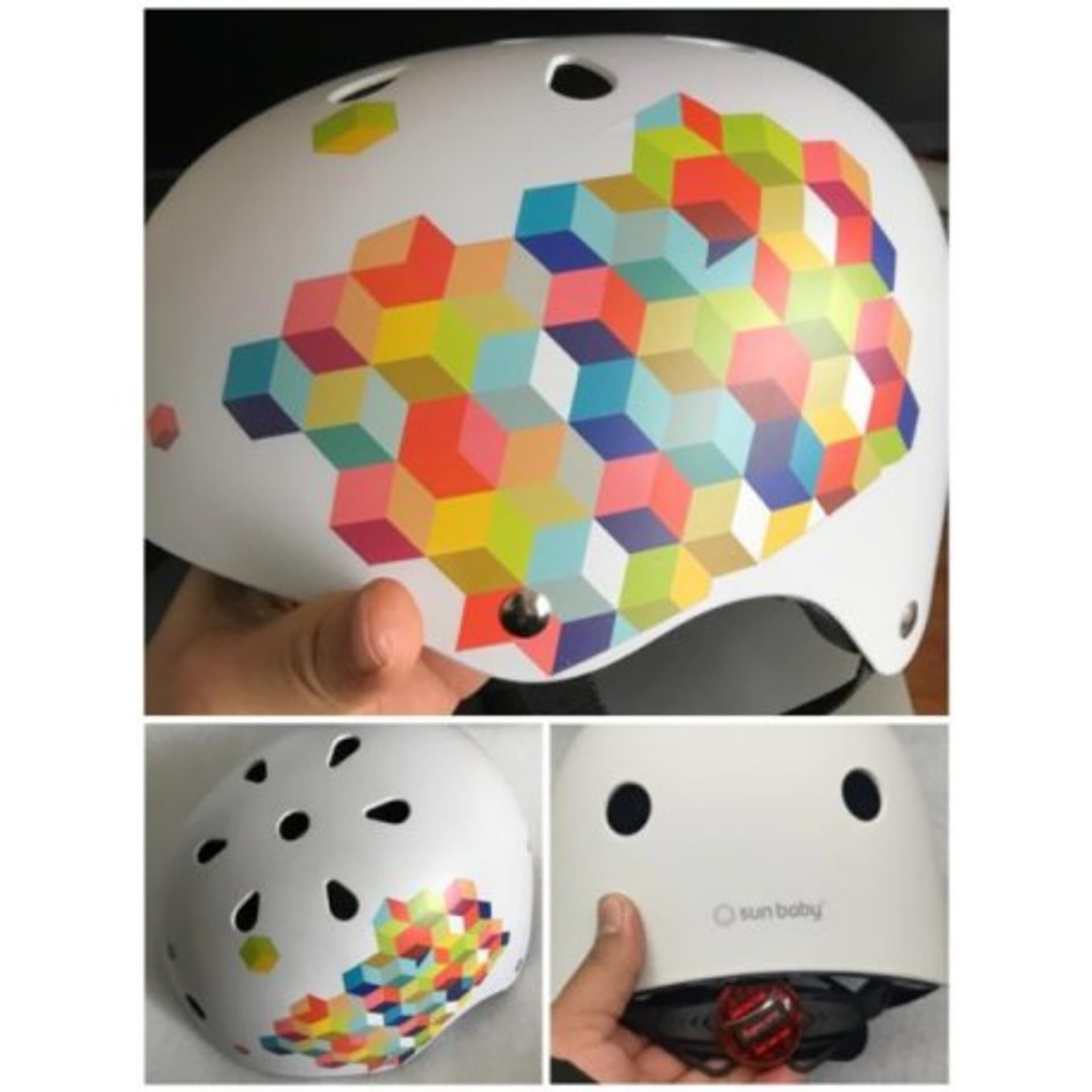 

Kask m dla dzieci 3-7 lat cubic biały