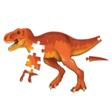 

Duże puzzle podłogowe, dinozaur t-rex