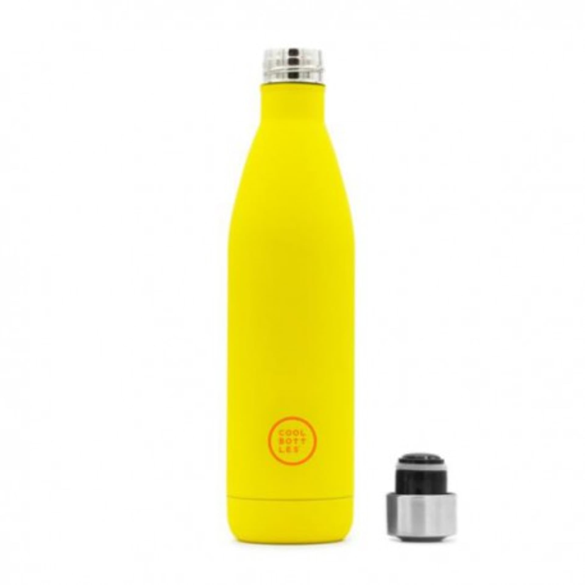 

Cool bottles butelka termiczna 750 ml triple cool neonowo żółta