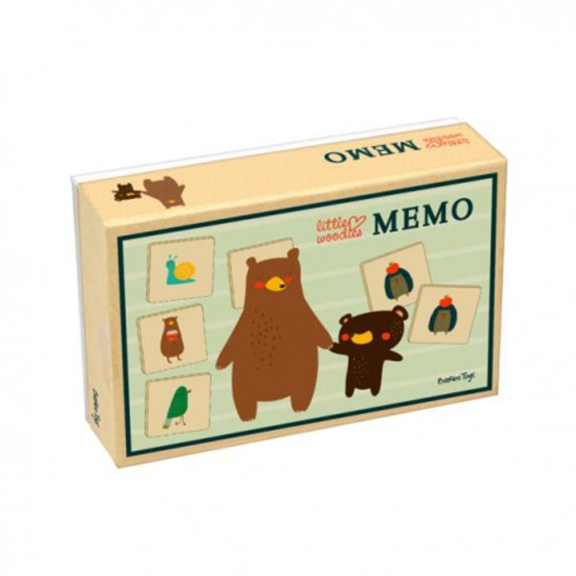 

Memory, gra pamięciowa dla dzieci, little woodies