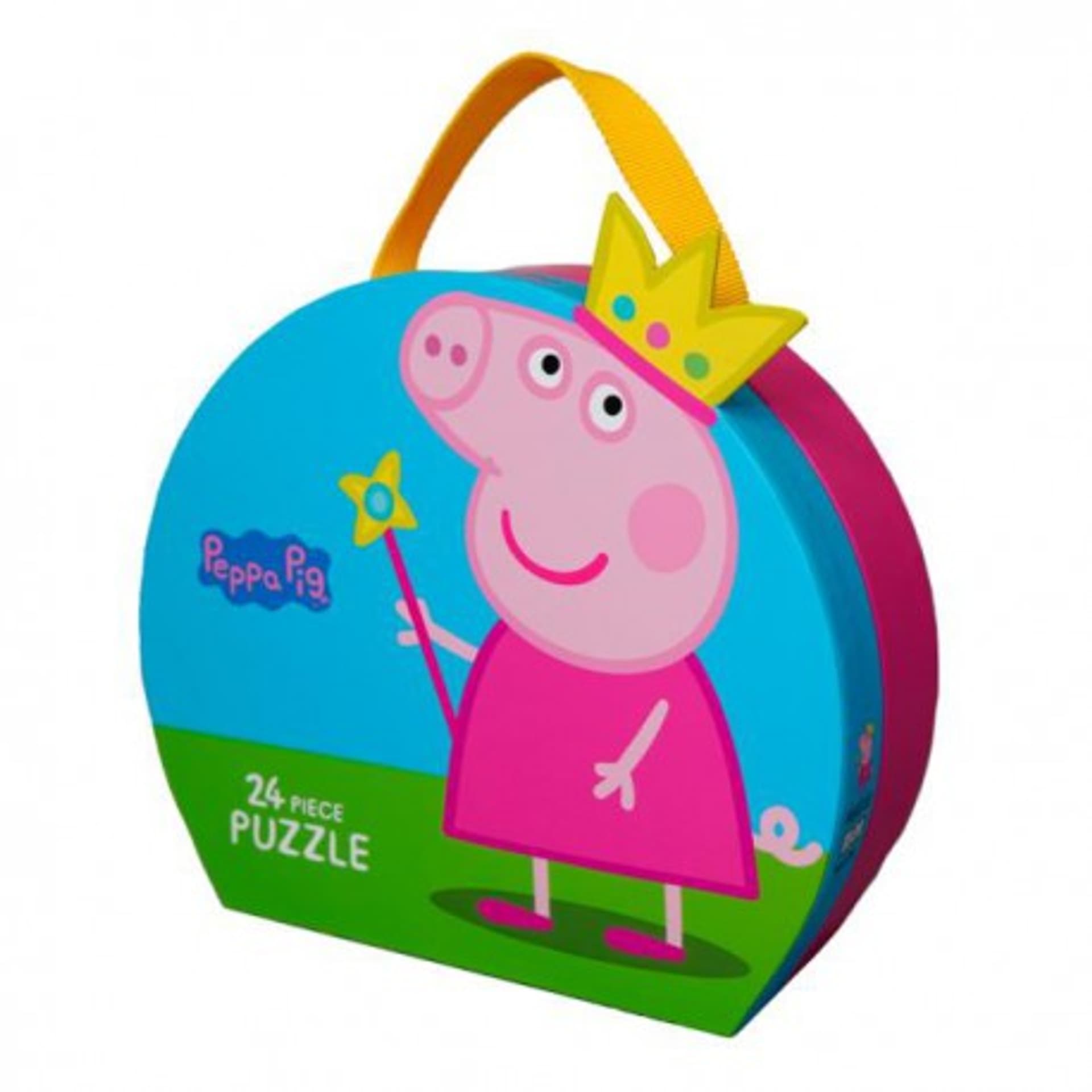 

Puzzle w ozdobnym pudełku - walizce, księżniczka,