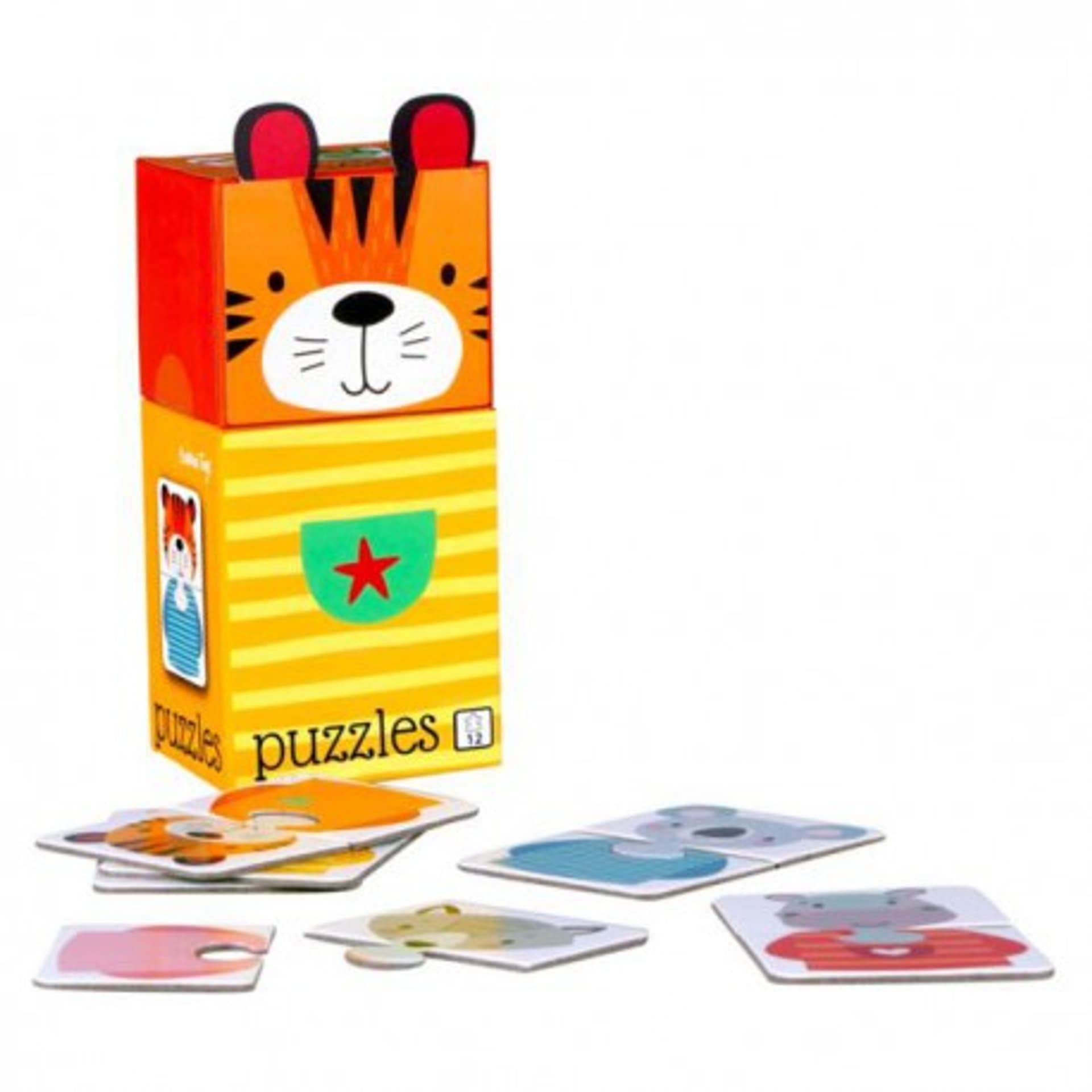 

Puzzle dla dzieci, 6 układanek po 2 el.,