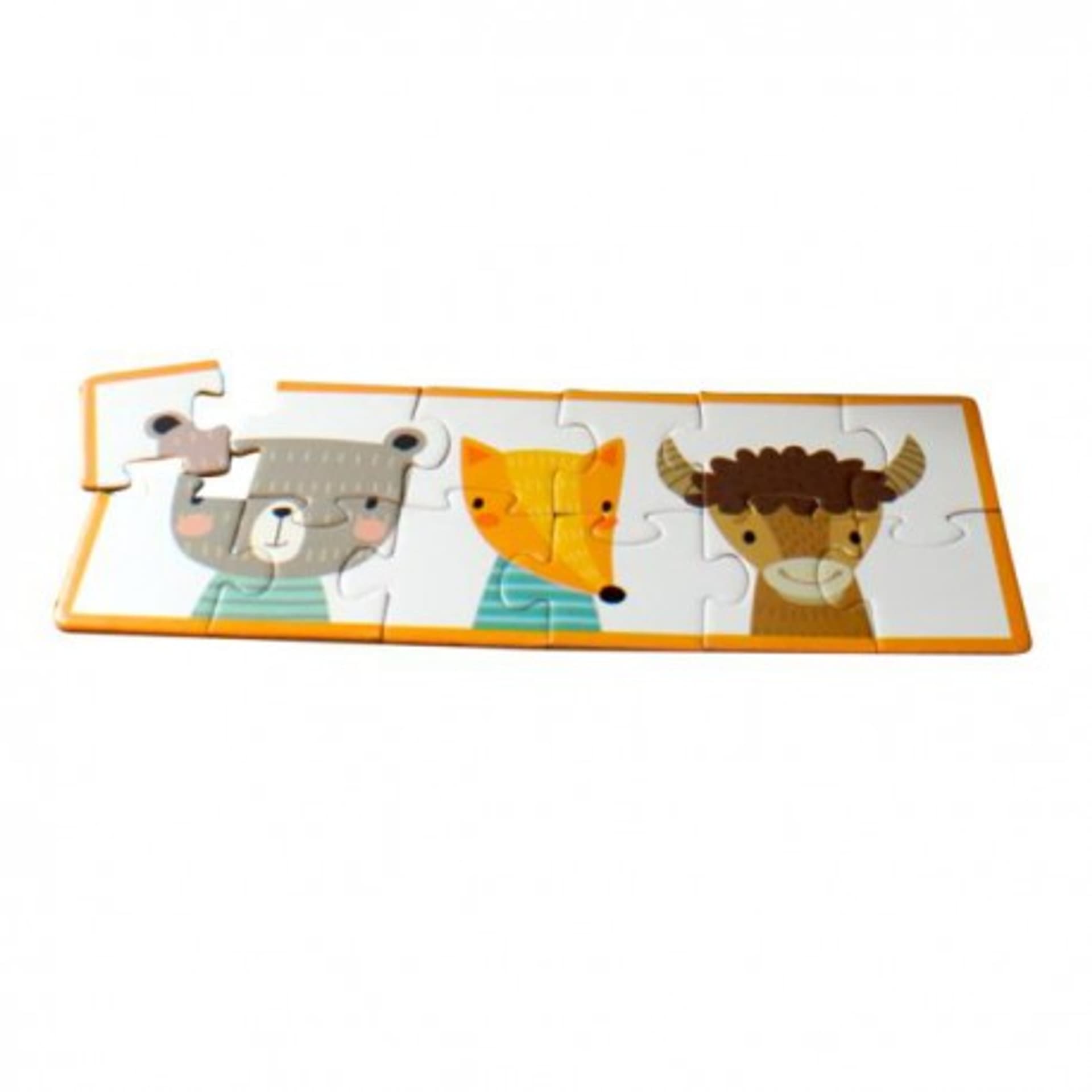 

Puzzle dla dzieci, 12 el., zwierzątka, bobo