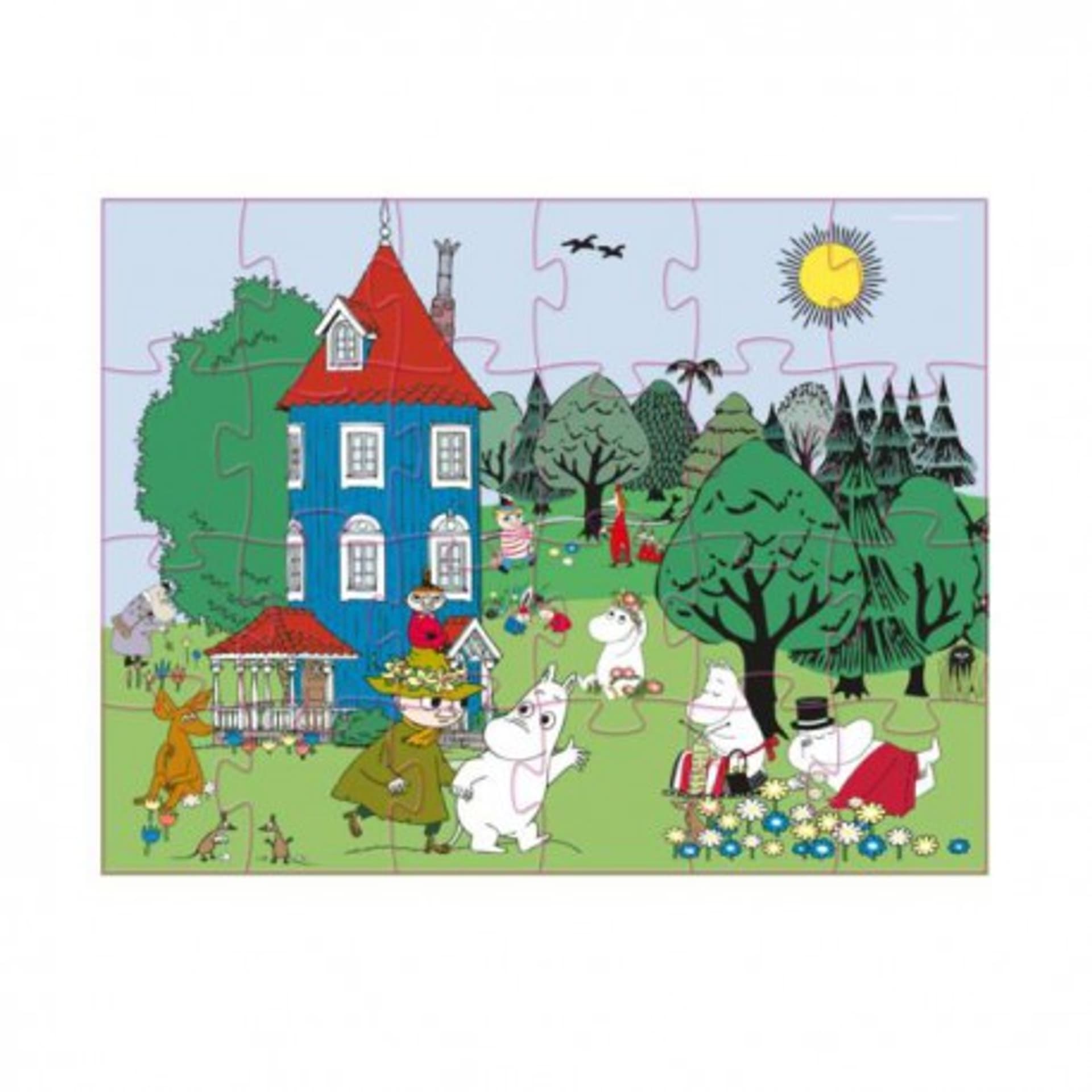 

Puzzle dla dzieci w ozdobnym pudełku, 24 el.,