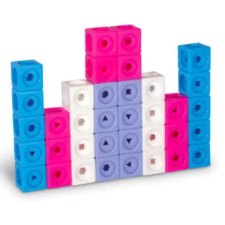 

Klocki, kostki matematyczne, zestaw edukacyjny, mathlink cubes,