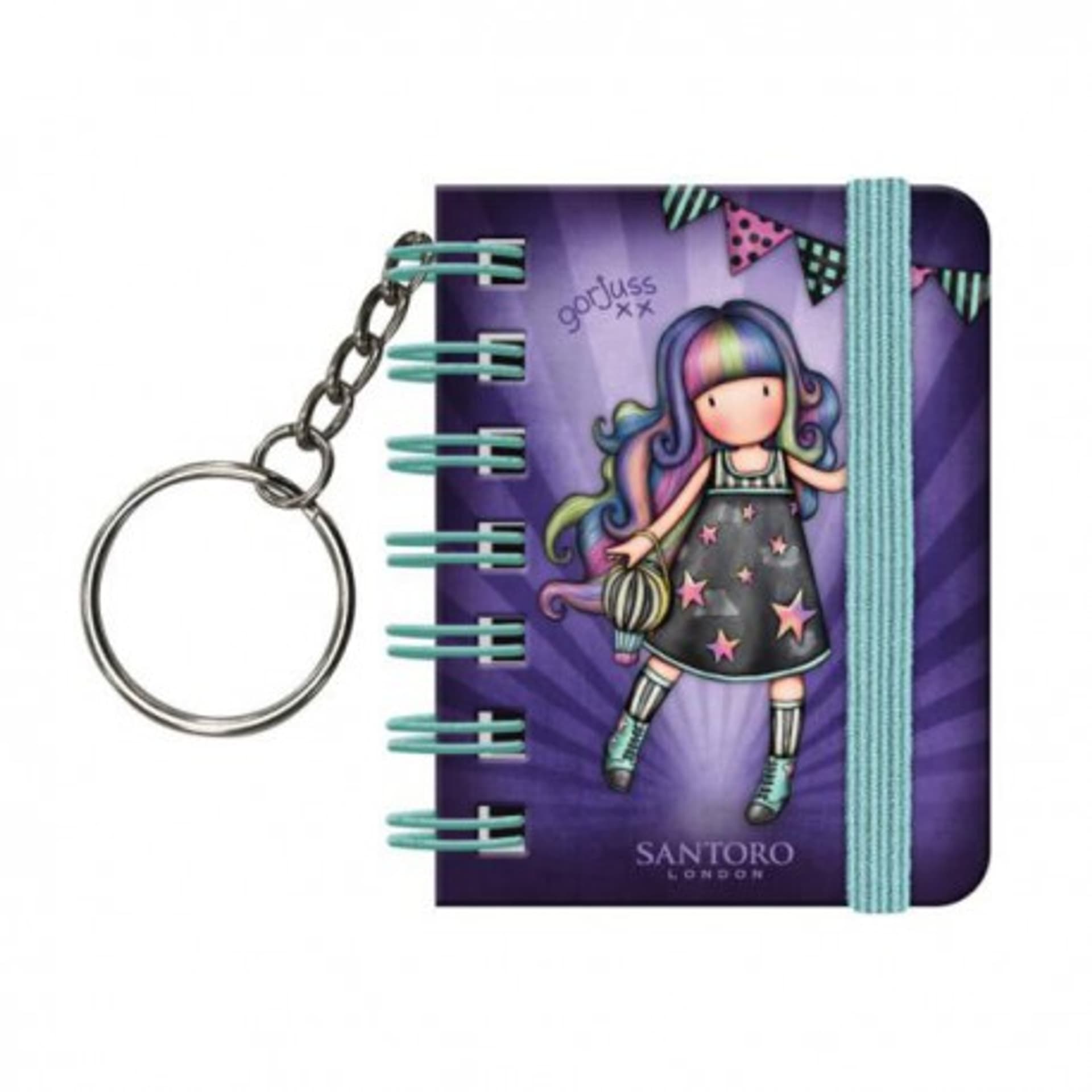 

Mały kołonotatnik z breloczkiem - gorjuss - up and away