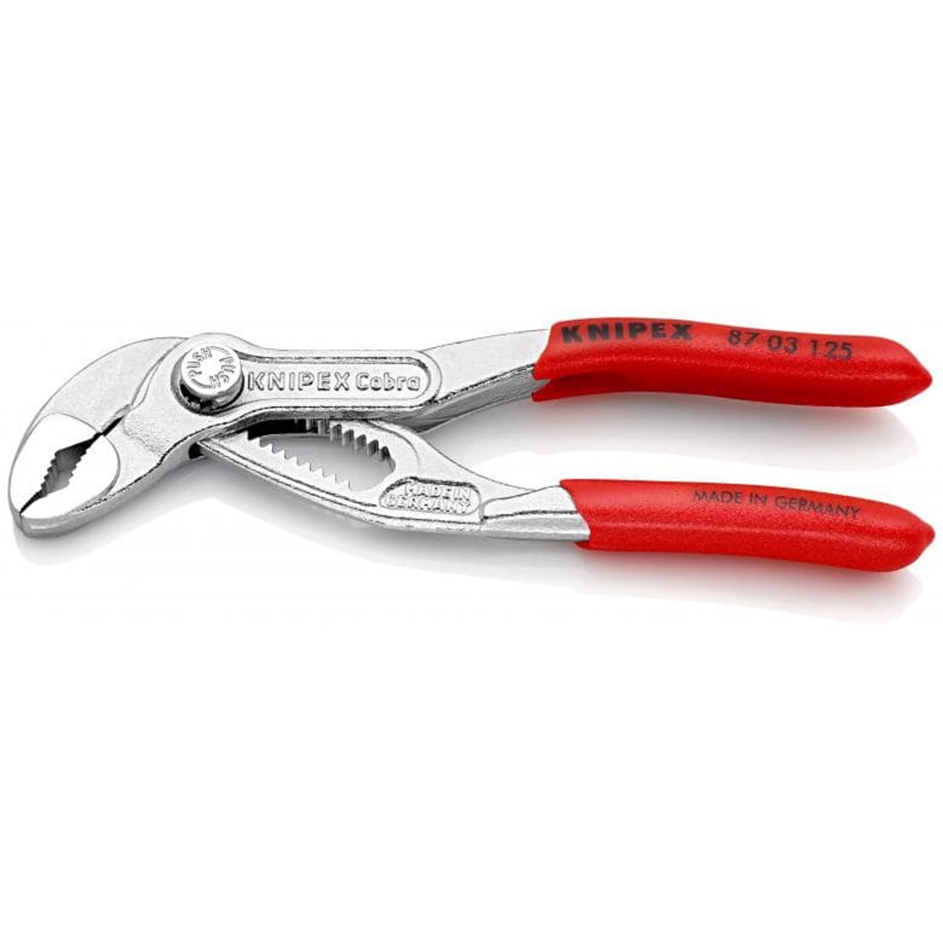 

SZCZYPCE NASTAWNE DO RUR COBRA 125MM, CHROM
