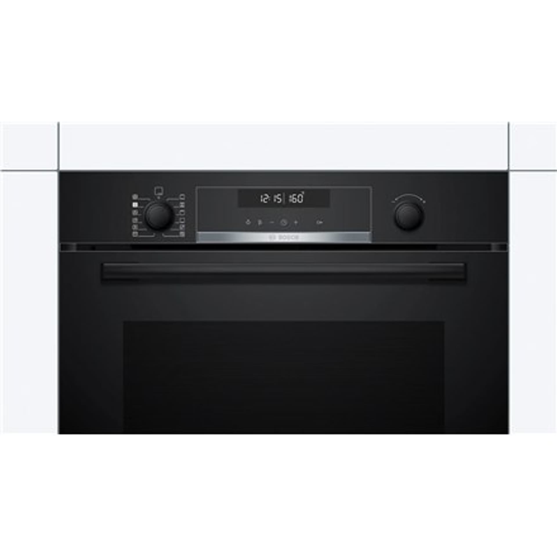 

Bosch Built in Oven HRA578BB0S 71 L, Serie 6, Pyrolytic + Hydrolytic, Electronic, Height 59.5 cm, Width 56.8 cm, Black