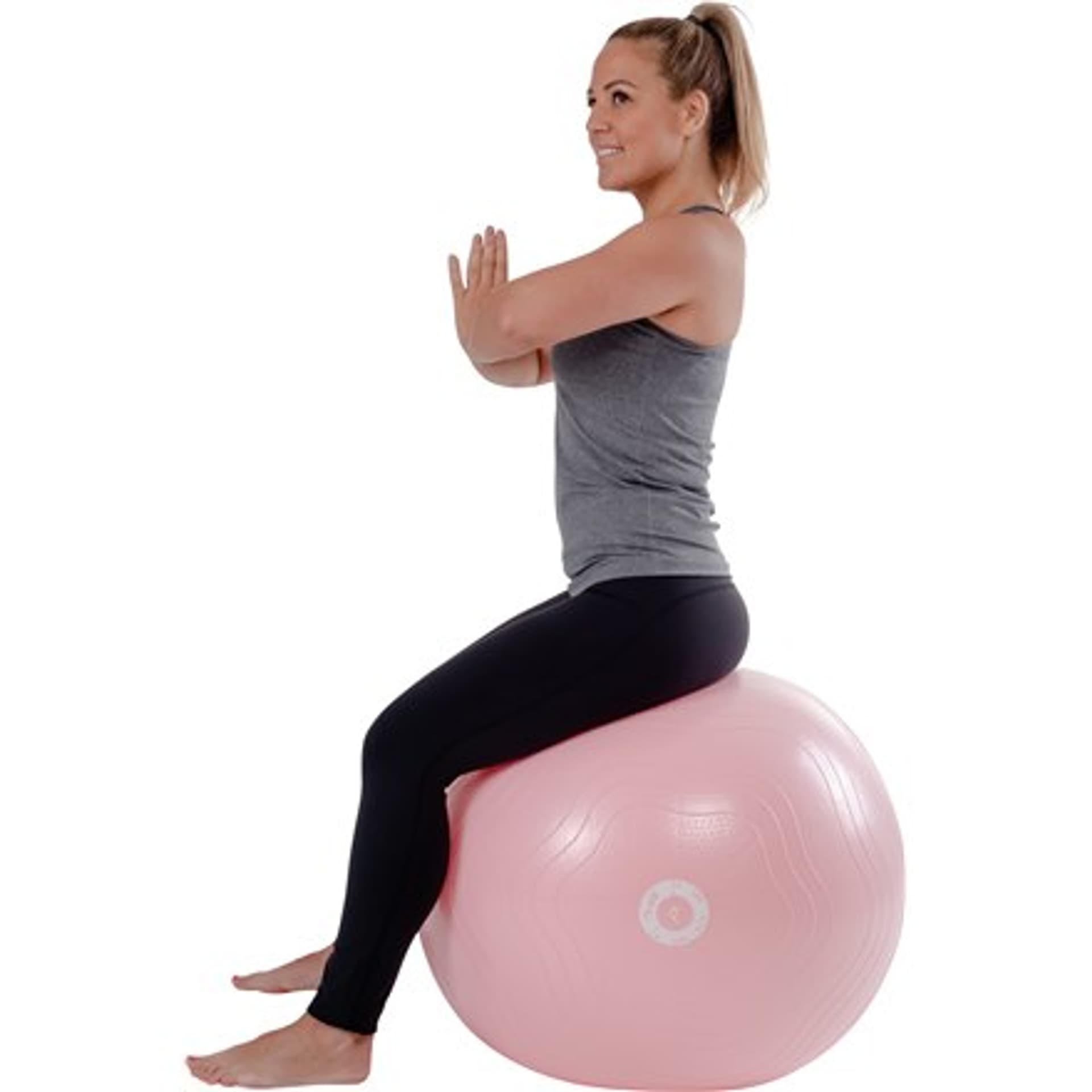 

Pure2Improve Yoga Ball Pink, Antiburst PVC